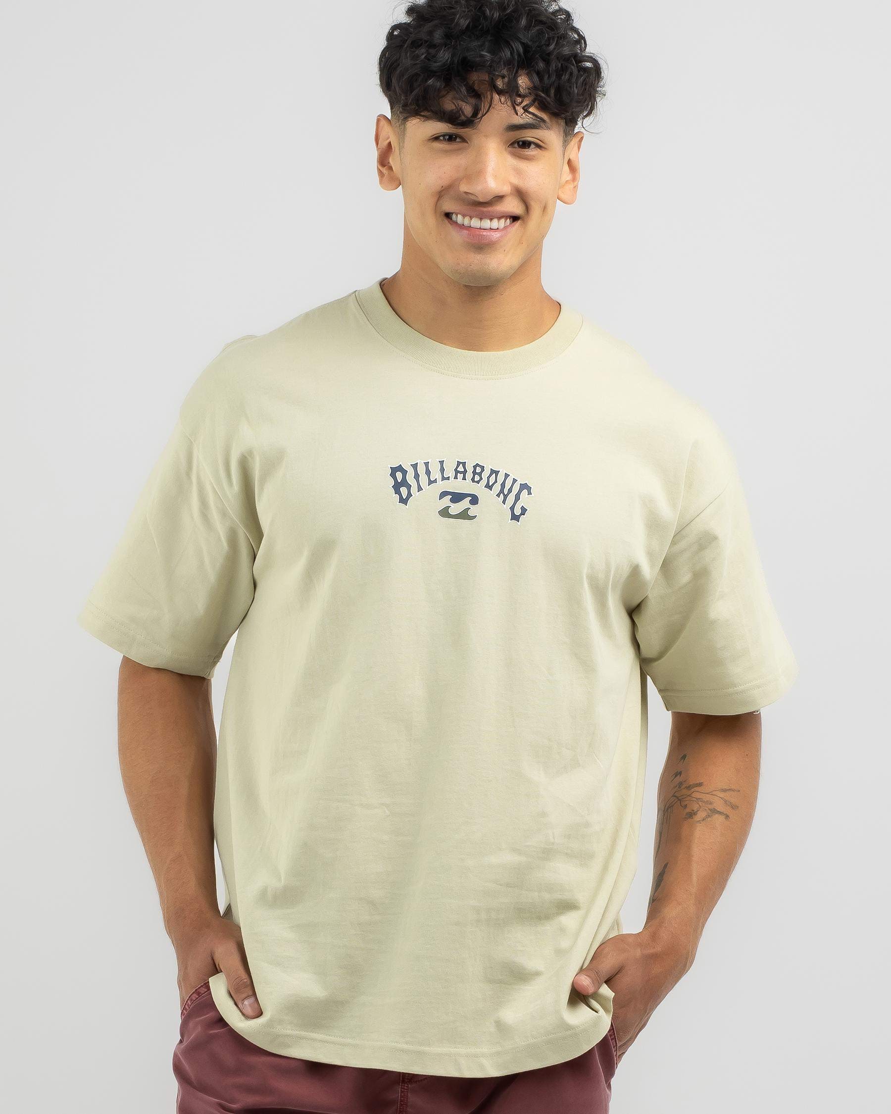 Shop Billabong Arch Days T-Shirt In Oyster - Fast Shipping & Easy ...