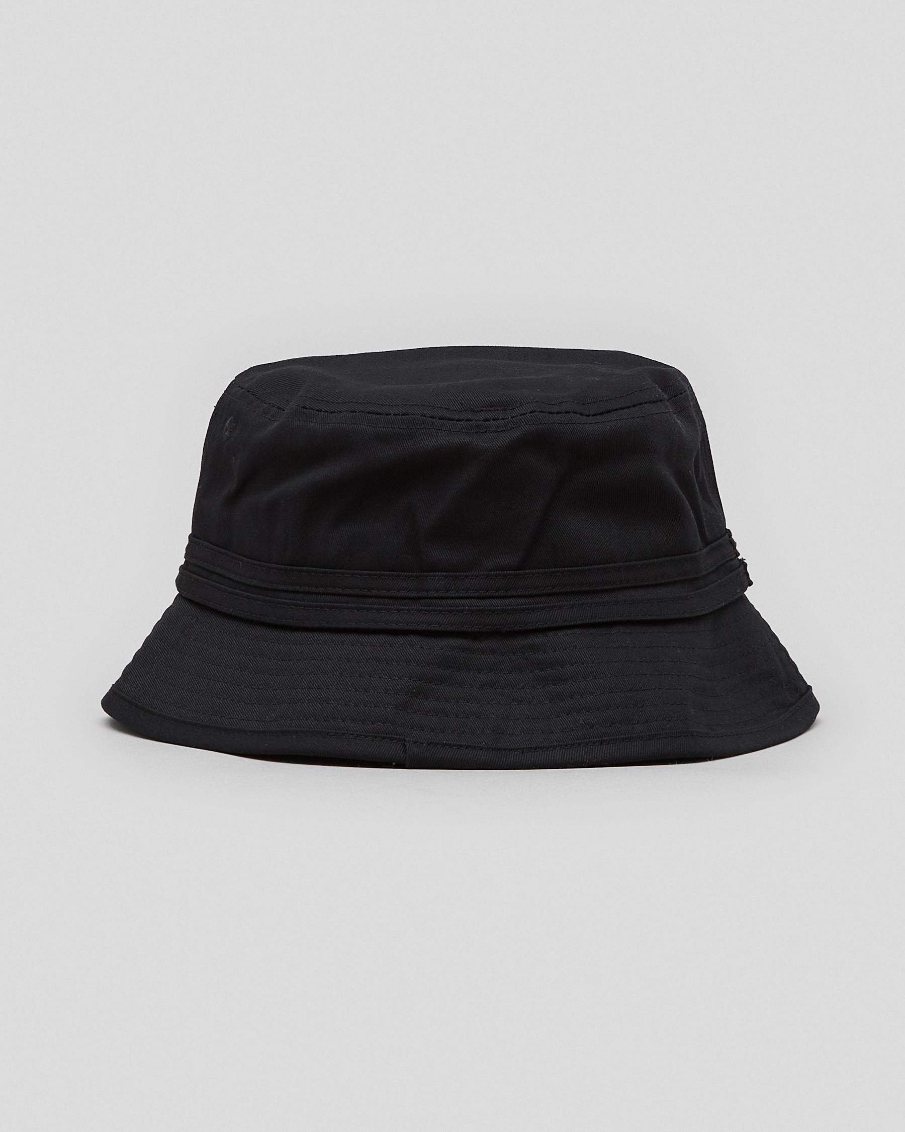 Shop Ellesse Lorenzo Bucket Hat In Black Mono Fast Shipping & Easy