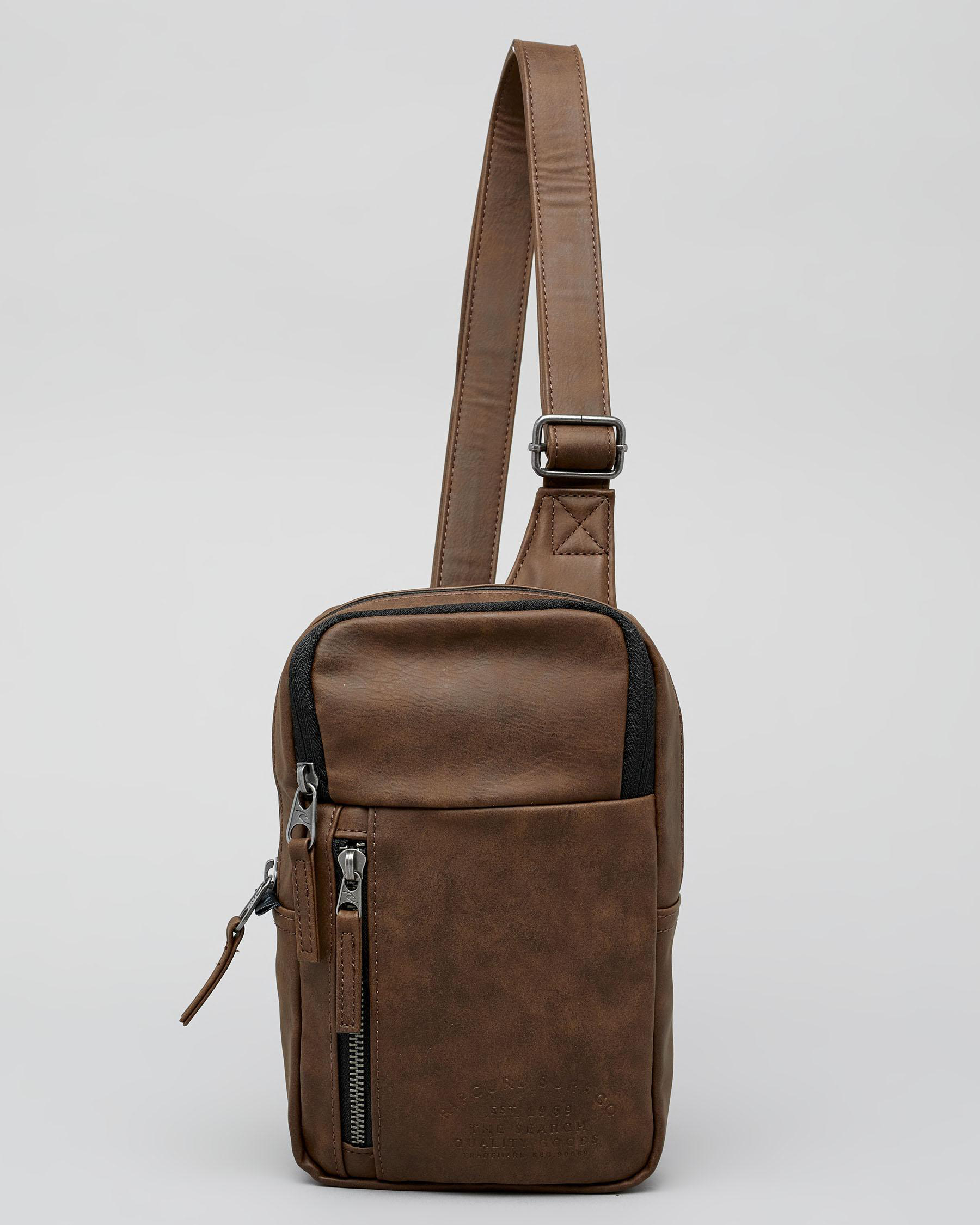 Rip Curl Leazard Crossbody Bag In Brown Fast Shipping & Easy Returns