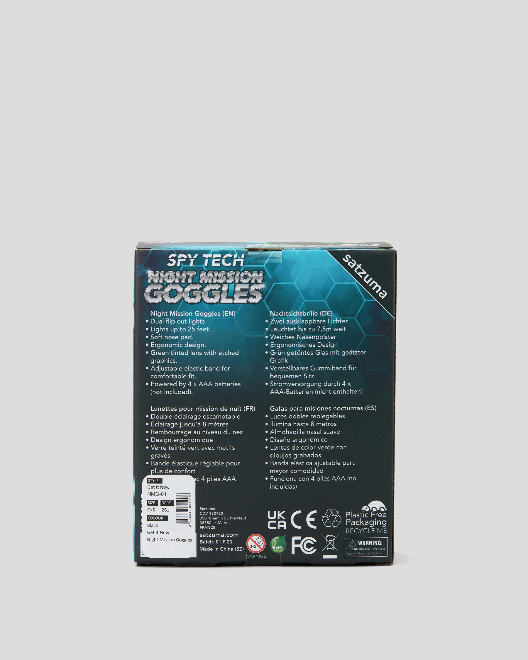 Shop Get It Now Night Mission Goggles In Black Fast Shipping & Easy