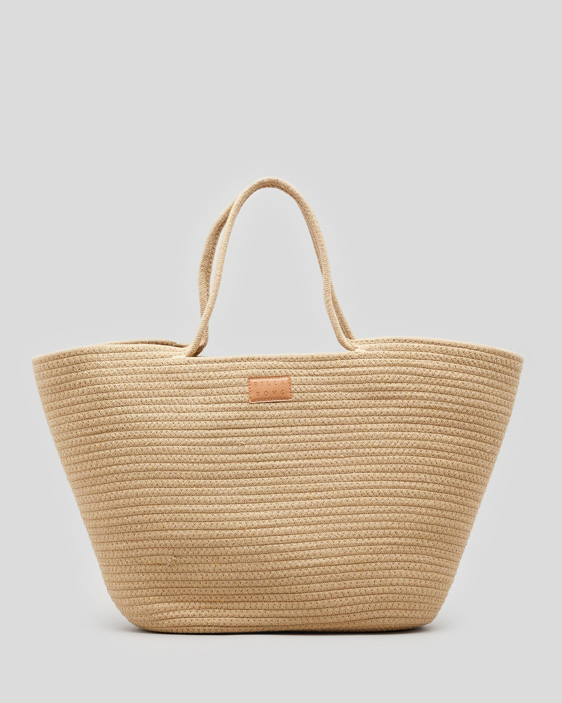 Shop Billabong Shipwrecked Straw Bag In Sand - Fast Shipping & Easy ...