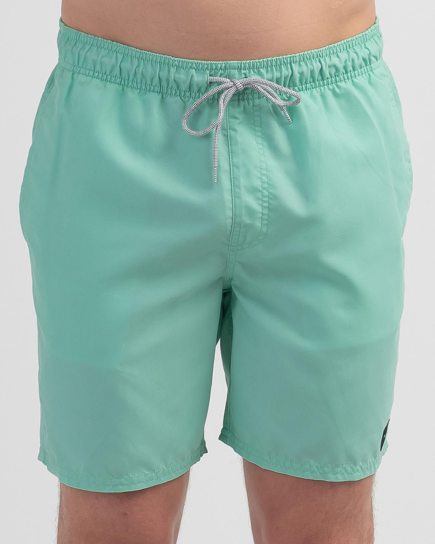 Rip Curl Bondi Volley Board Shorts In Washed Aqua Fast Shipping