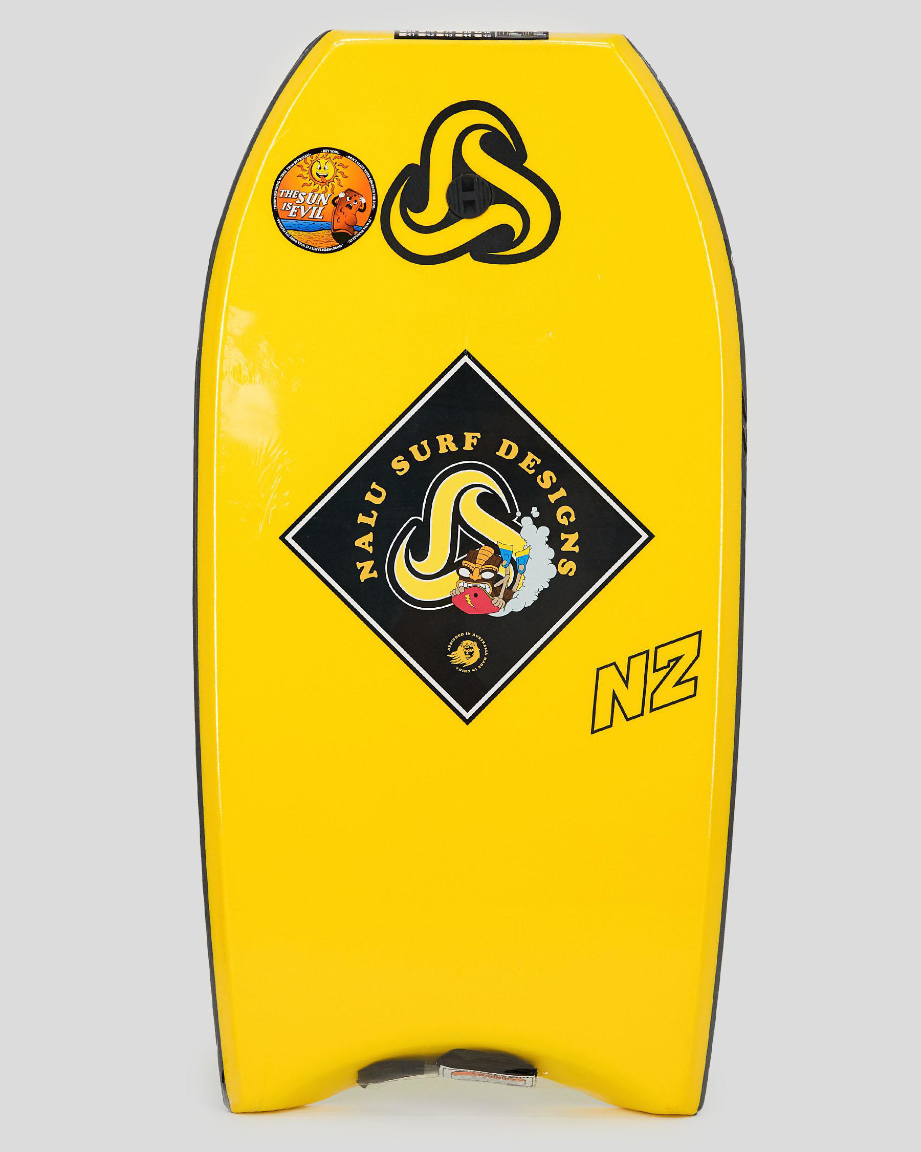 Nalu Bodyboards N2 40" Bodyboard In Yellow City Beach United States