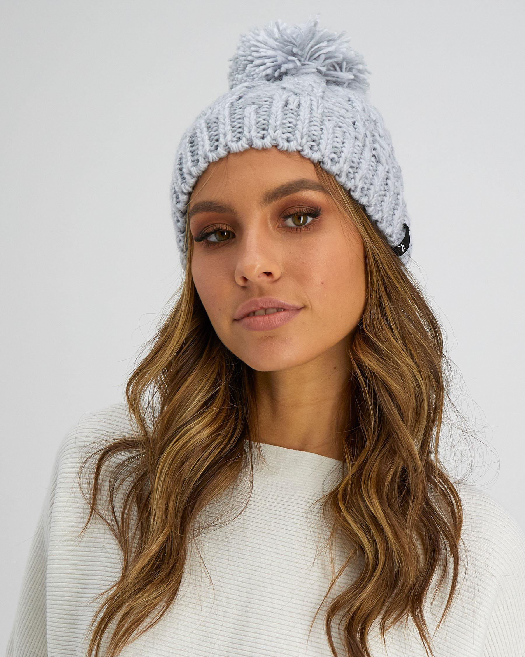 Shop Rusty Mermaid Beanie In Light Grey Marle Fast Shipping & Easy Returns City Beach Australia