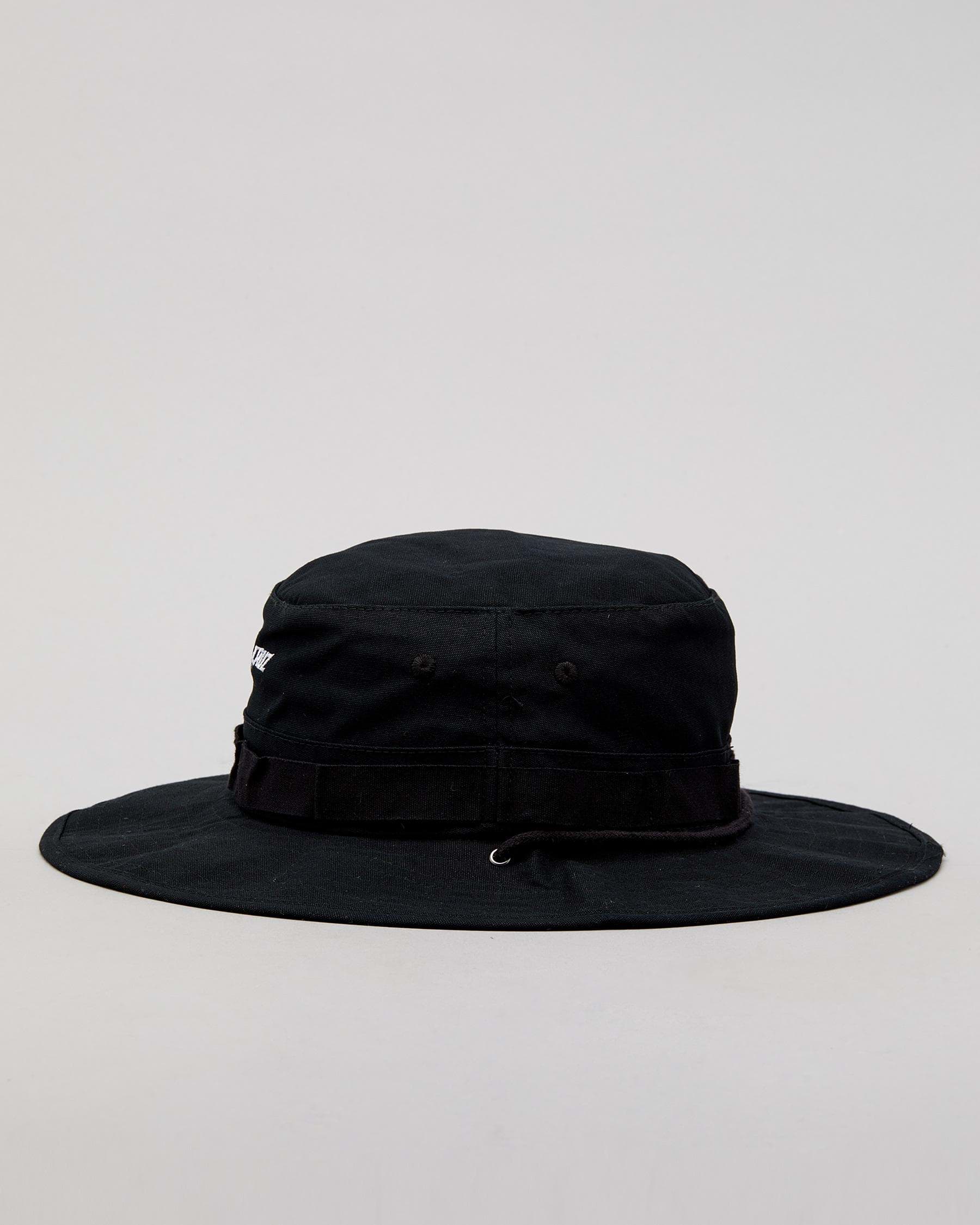 Santa Cruz Jungle Bucket Hat In Black - Fast Shipping & Easy Returns ...