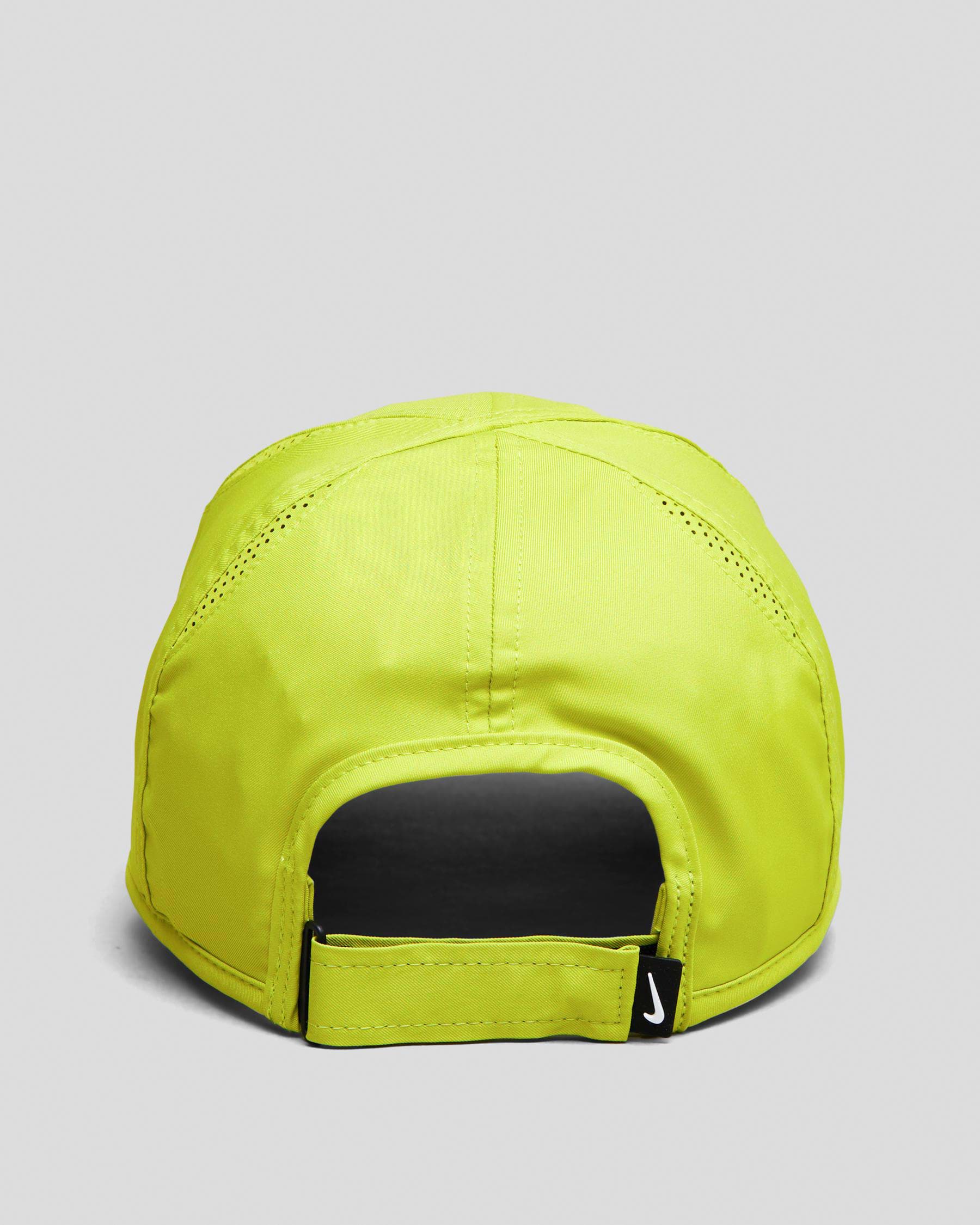 Nike Featherlight Cap In Bright Cactus/black - Fast Shipping & Easy ...