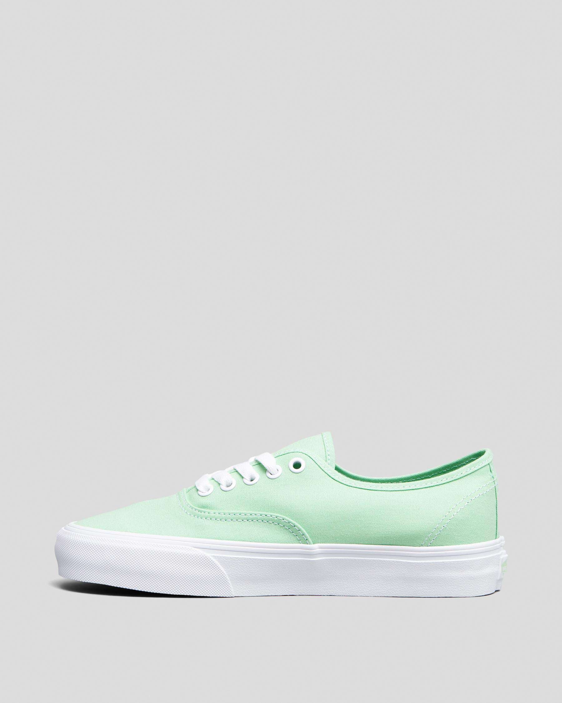Vans Womens Authentic Shoes In Sunny Day Patina Green - Fast Shipping ...
