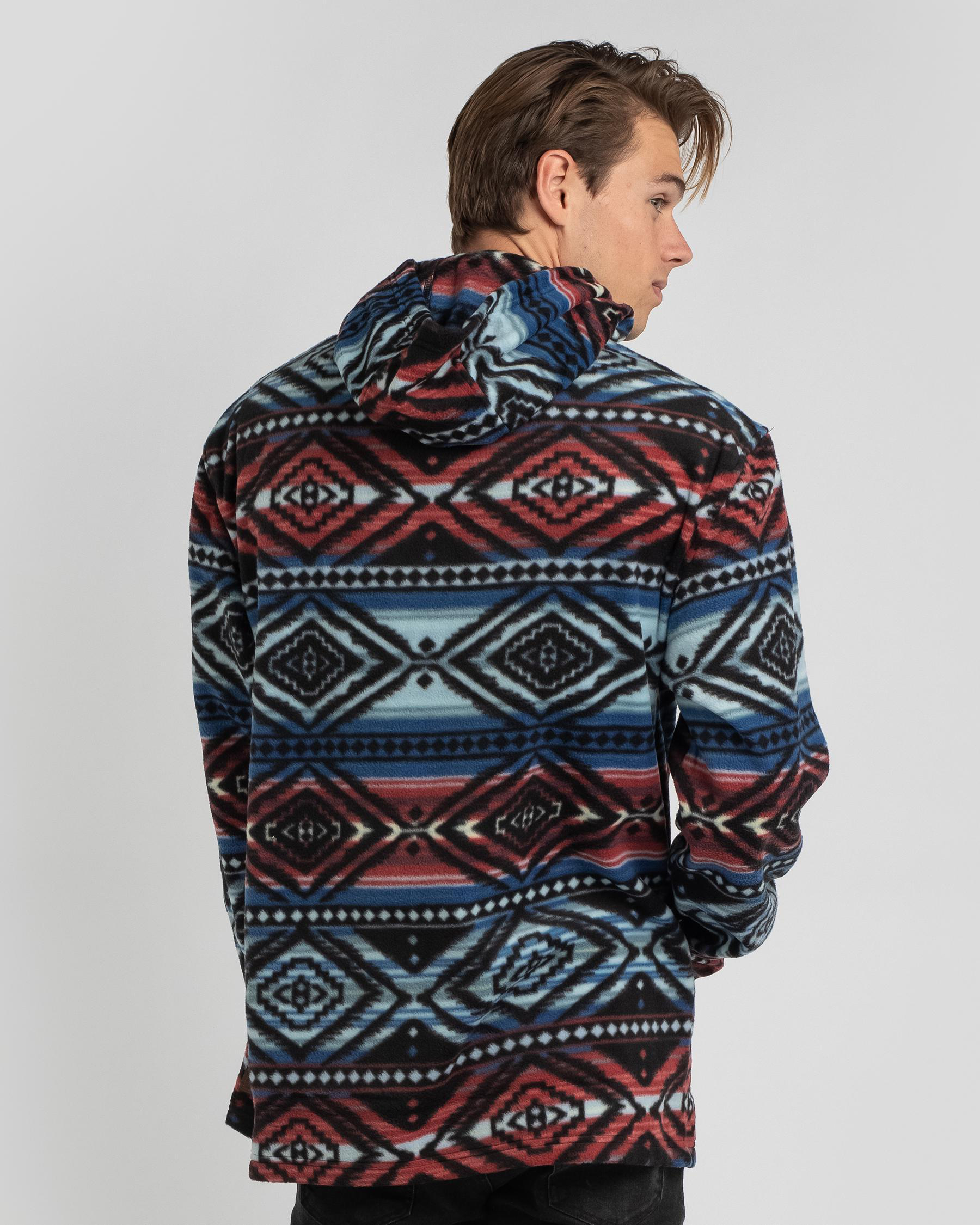Shop Skylark Breakers Hoodie In Navy/multi Fast Shipping & Easy