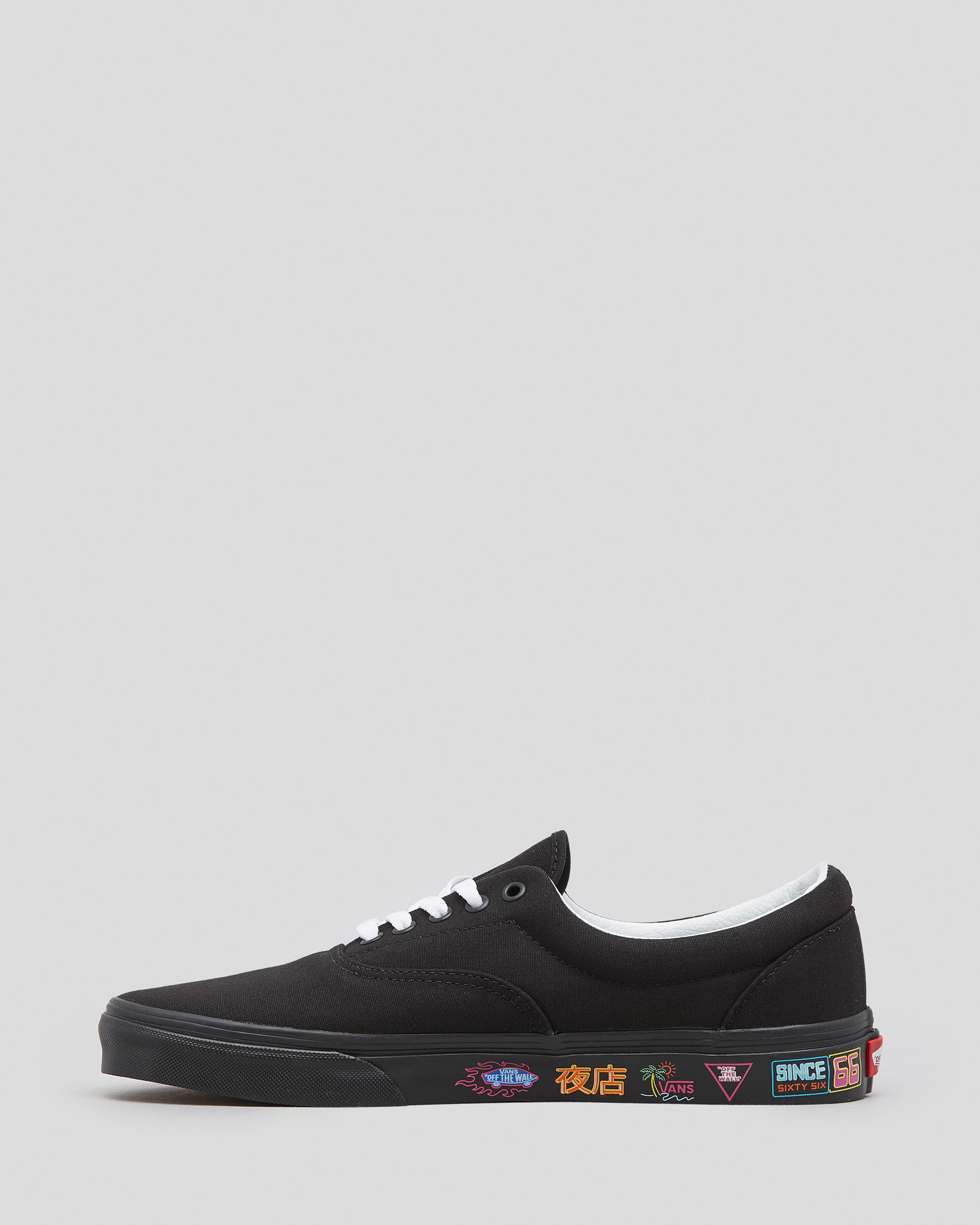 Vans Era Shoes In Black/neon - Fast Shipping & Easy Returns - City ...