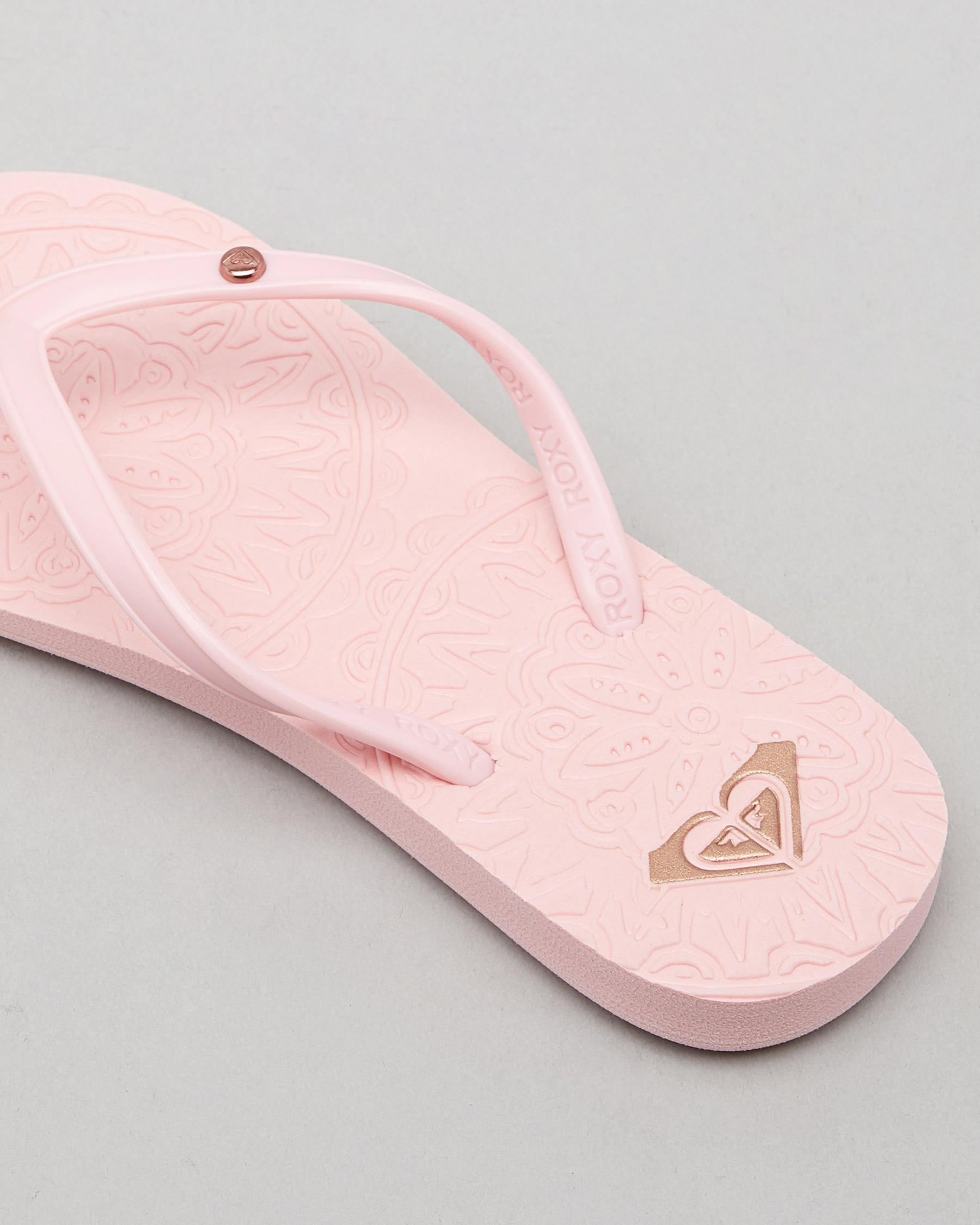 Chanclas Roxy Antilles Para Mujer - Tejido Ecológico Sin PVC, Correas Con Purpurina, Suela EVA Reciclada