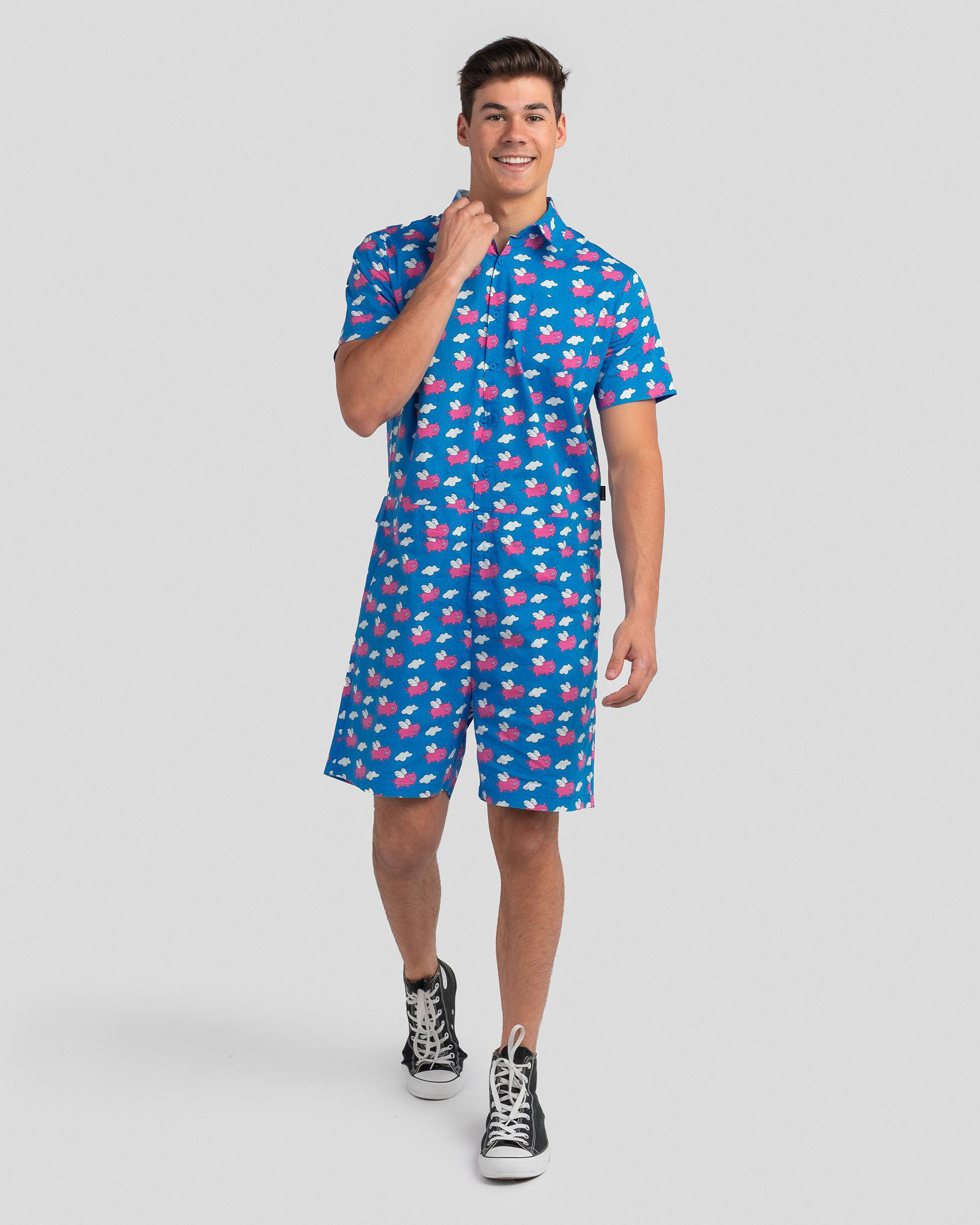 Lucid Believer Romper In Blue | City 