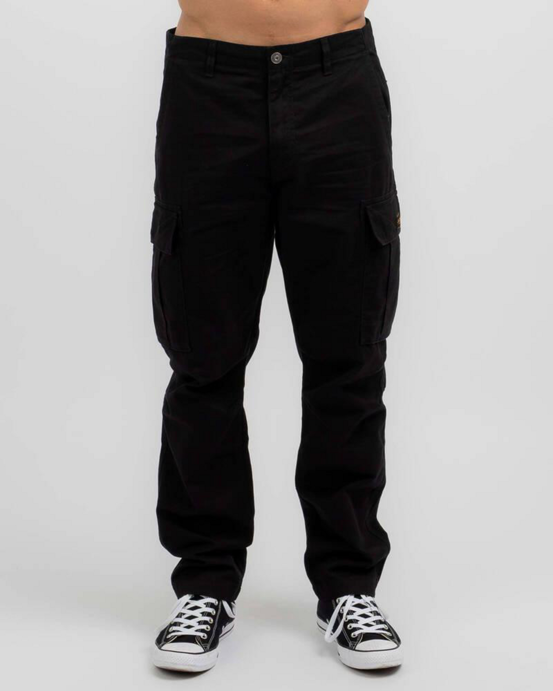 Jacks Banished Cargo Pants In Washed Black - FREE* Shipping \u0026 Easy Returns  - CityBeach European