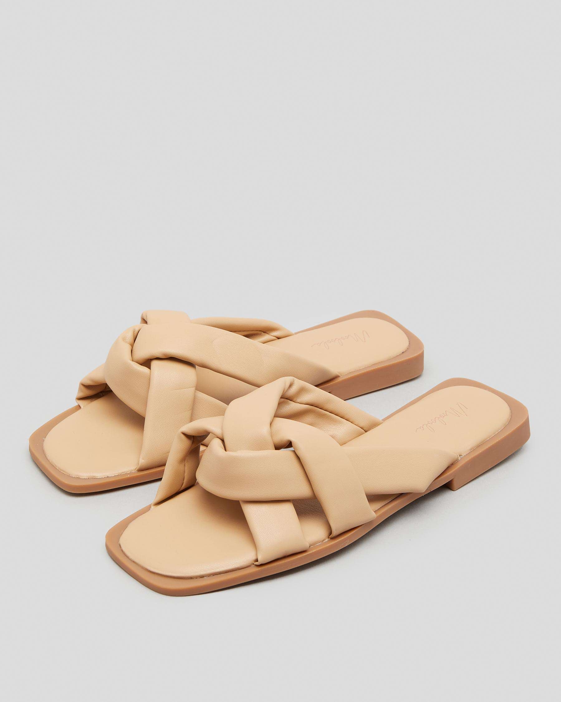 Mooloola Farley Sandals In Camel - Fast Shipping & Easy Returns - City ...