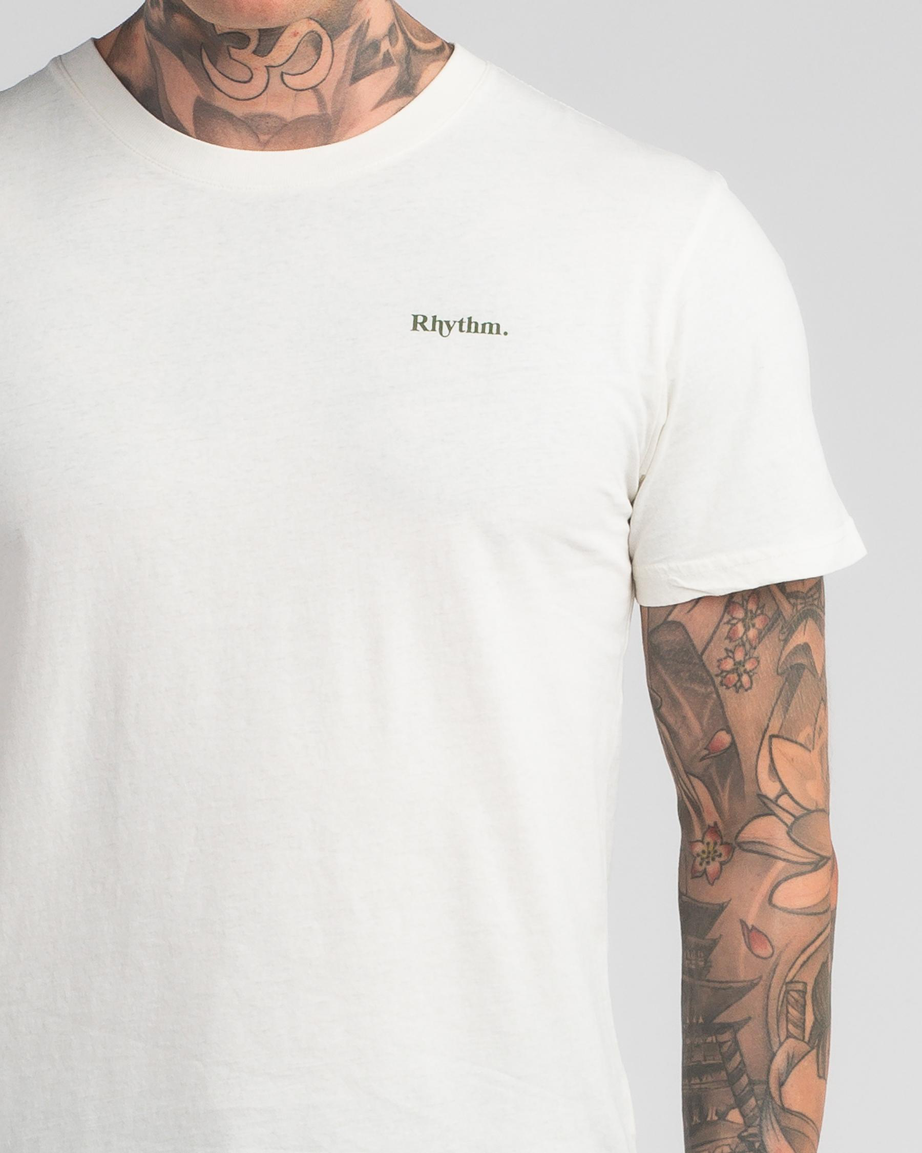 Shop Rhythm Brand TShirt In White Fast Shipping & Easy Returns