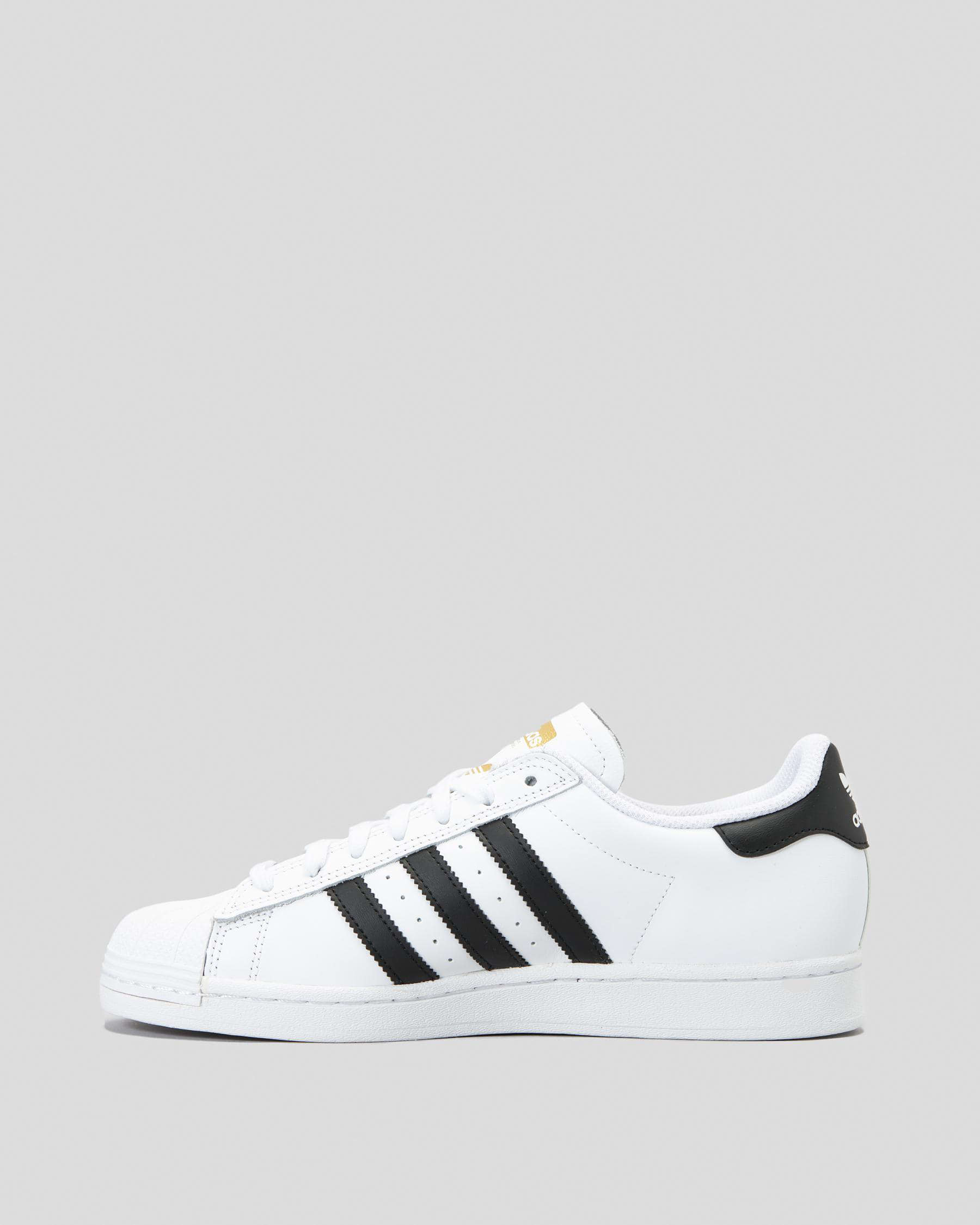 Shop adidas Womens Superstar ADV Shoes In Ftwr White/ Core Black/ Ftwr ...