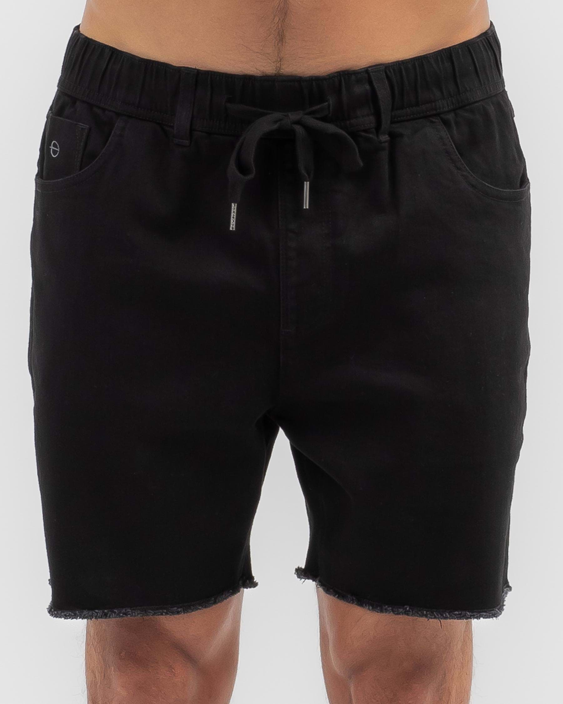 Shop Skylark Lured Mully Shorts In Black - Fast Shipping & Easy Returns ...