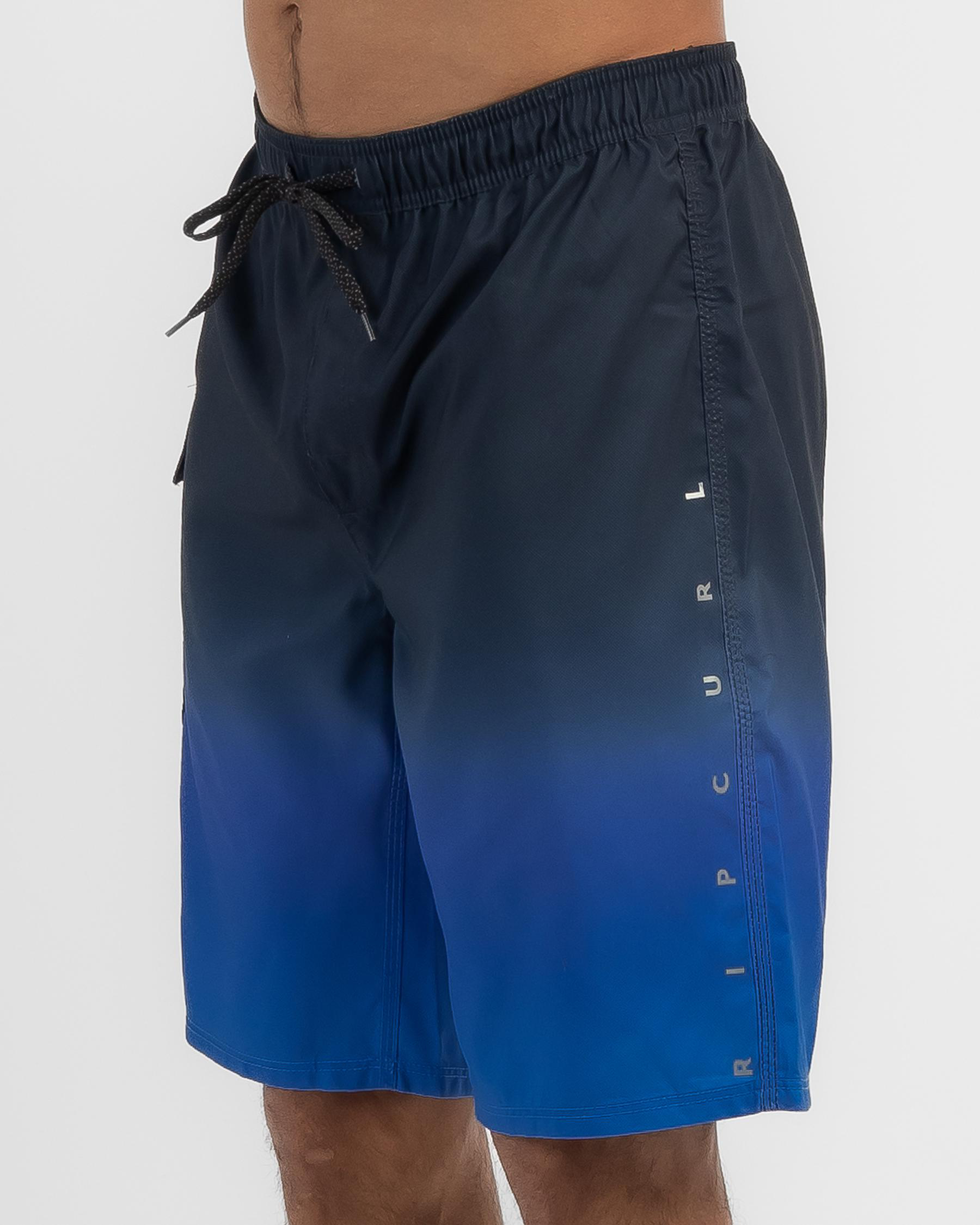 Shop Rip Curl Shock Easy Fit Board Shorts In Navy Fast Shipping