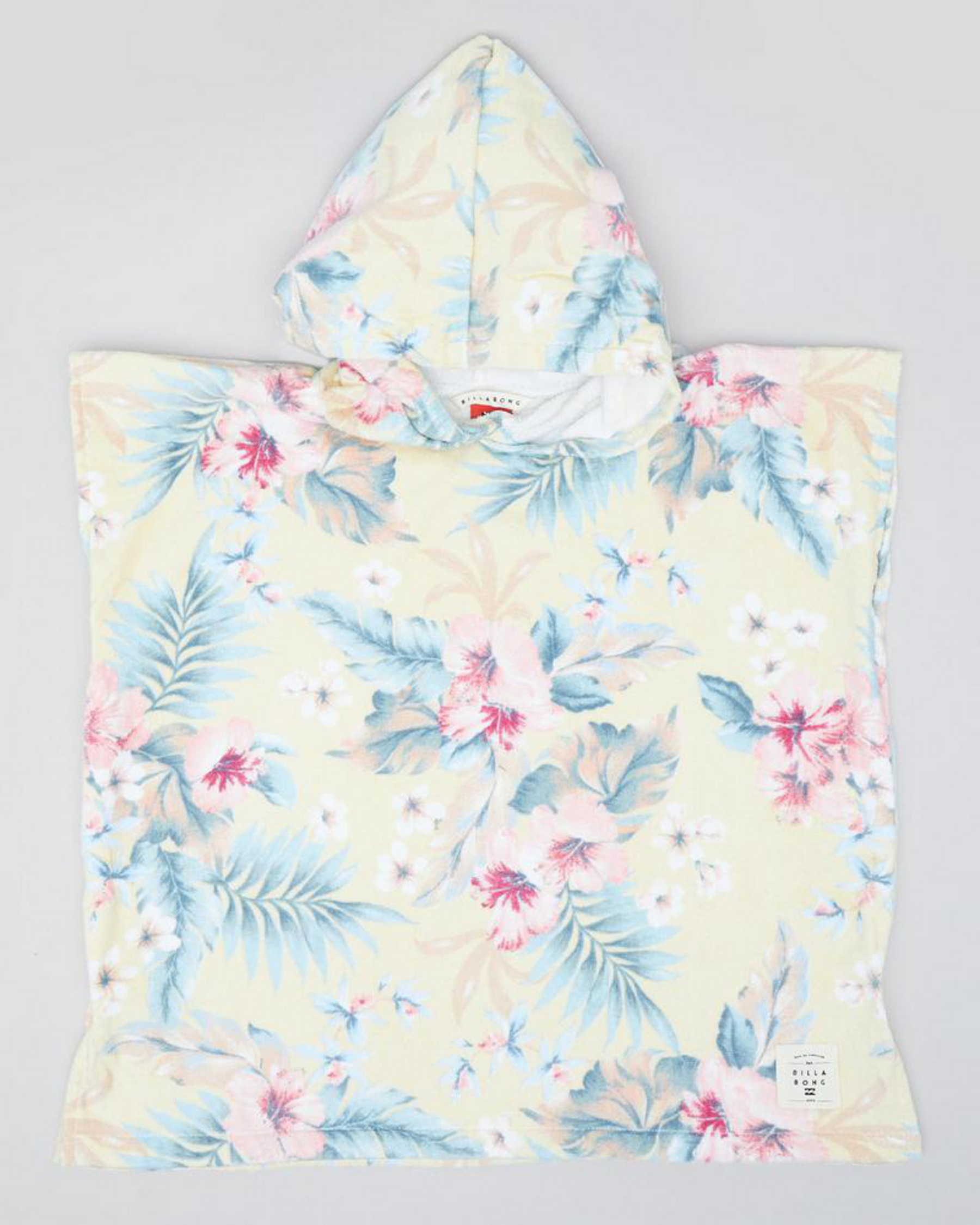 Shop Billabong Island Dream Hooded Towel In Yellow Fast Shipping