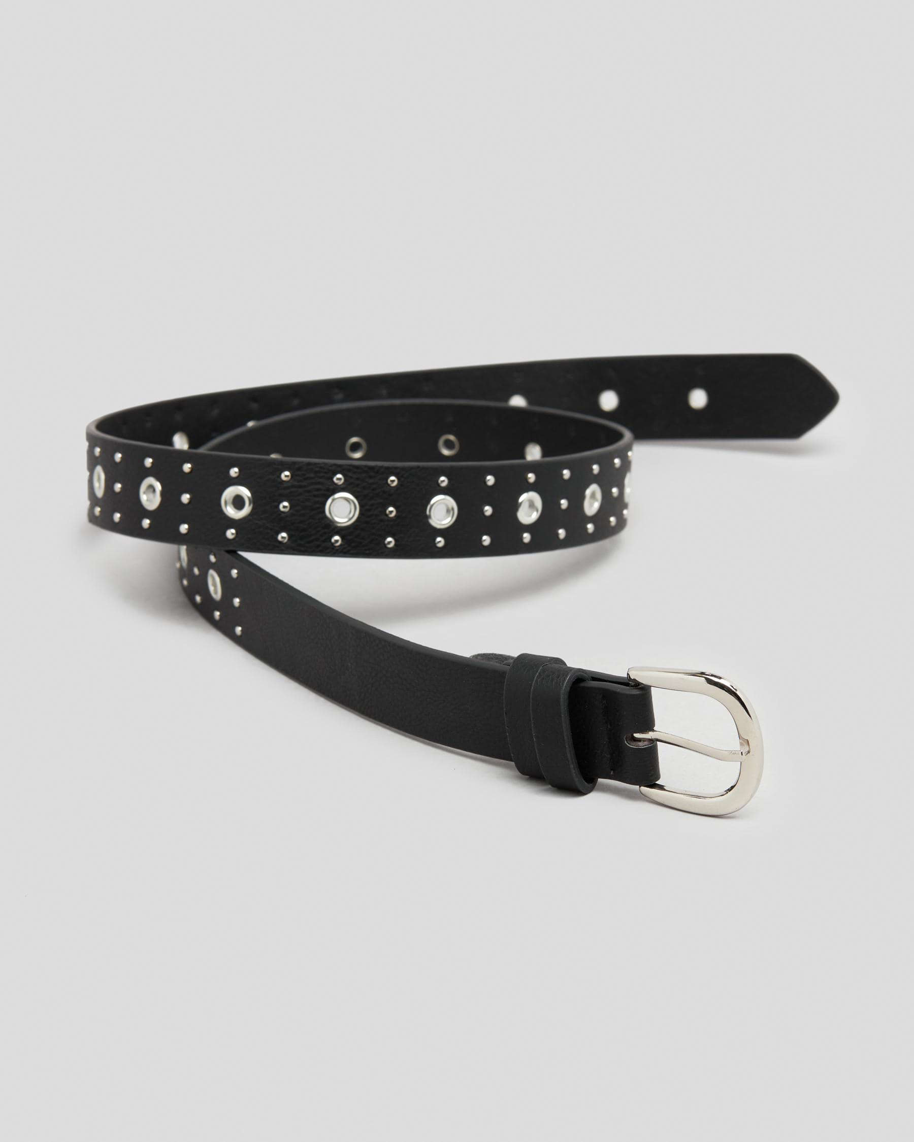 Mooloola Lainey Belt In Black/silver - Fast Shipping & Easy Returns ...