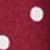 Burgundy/cream Polka