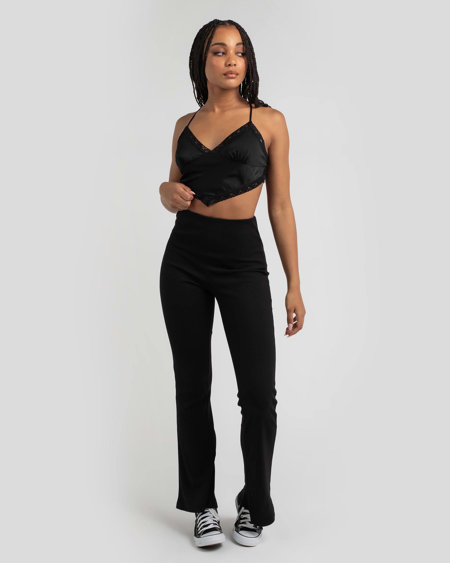 Shop Ava And Ever Sabella Top In Black - Fast Shipping & Easy Returns ...