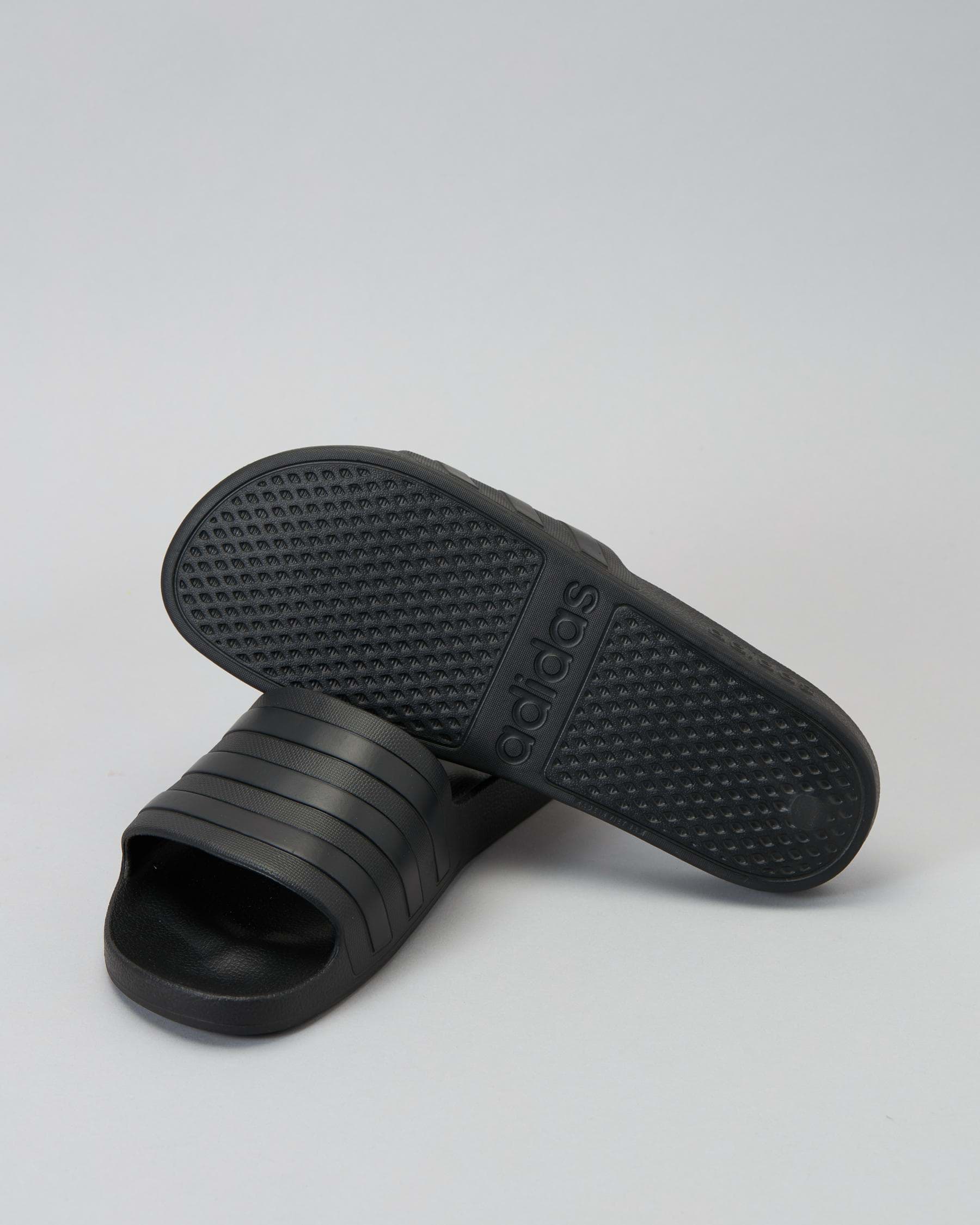 Adidas Adilette Aqua Slides In Core Black/core Black/core Black - Fast ...