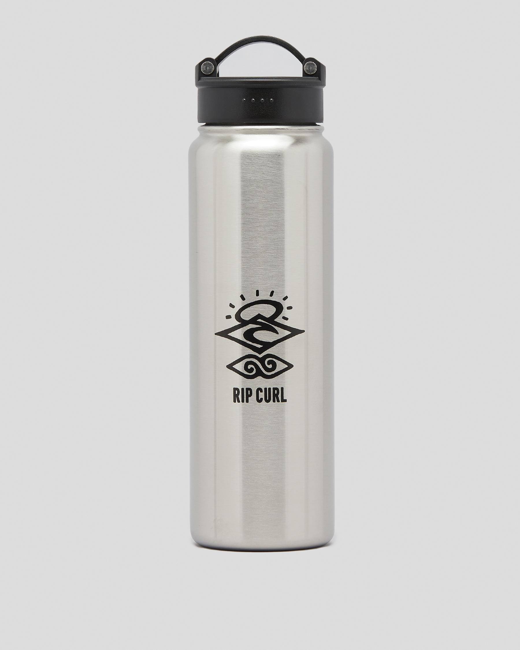 Shop Rip Curl Search 700ml Drink Bottle In Silver Fast Shipping