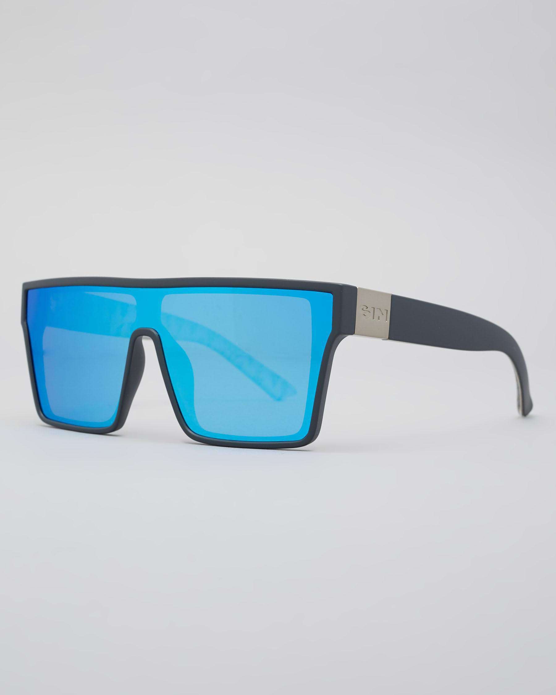 Sin Eyewear Loose Cannon Polarized Sunglasses In Pearl Grey/ice Blue ...
