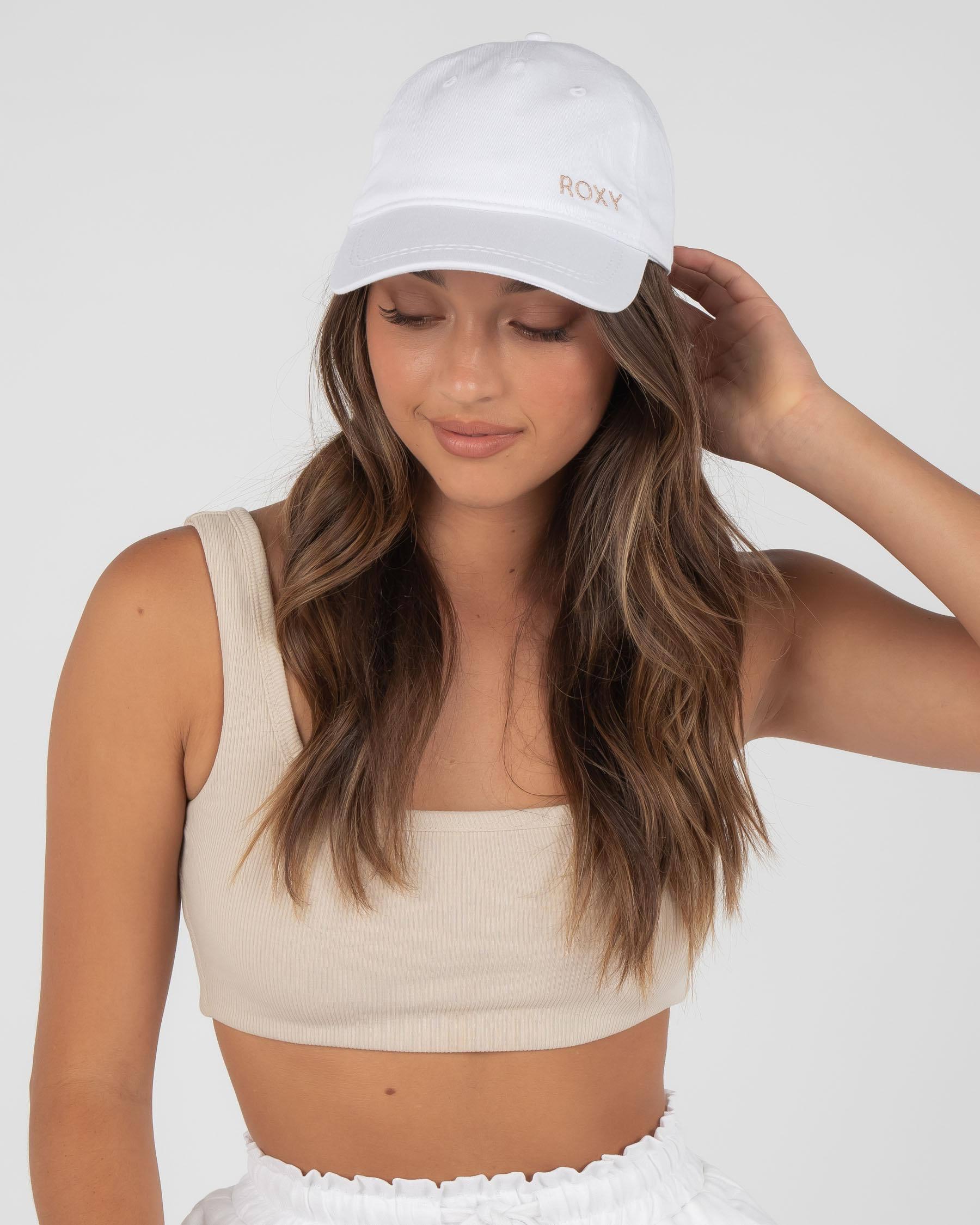 Roxy Blancas Cap In Bright White - Fast Shipping & Easy Returns - City ...