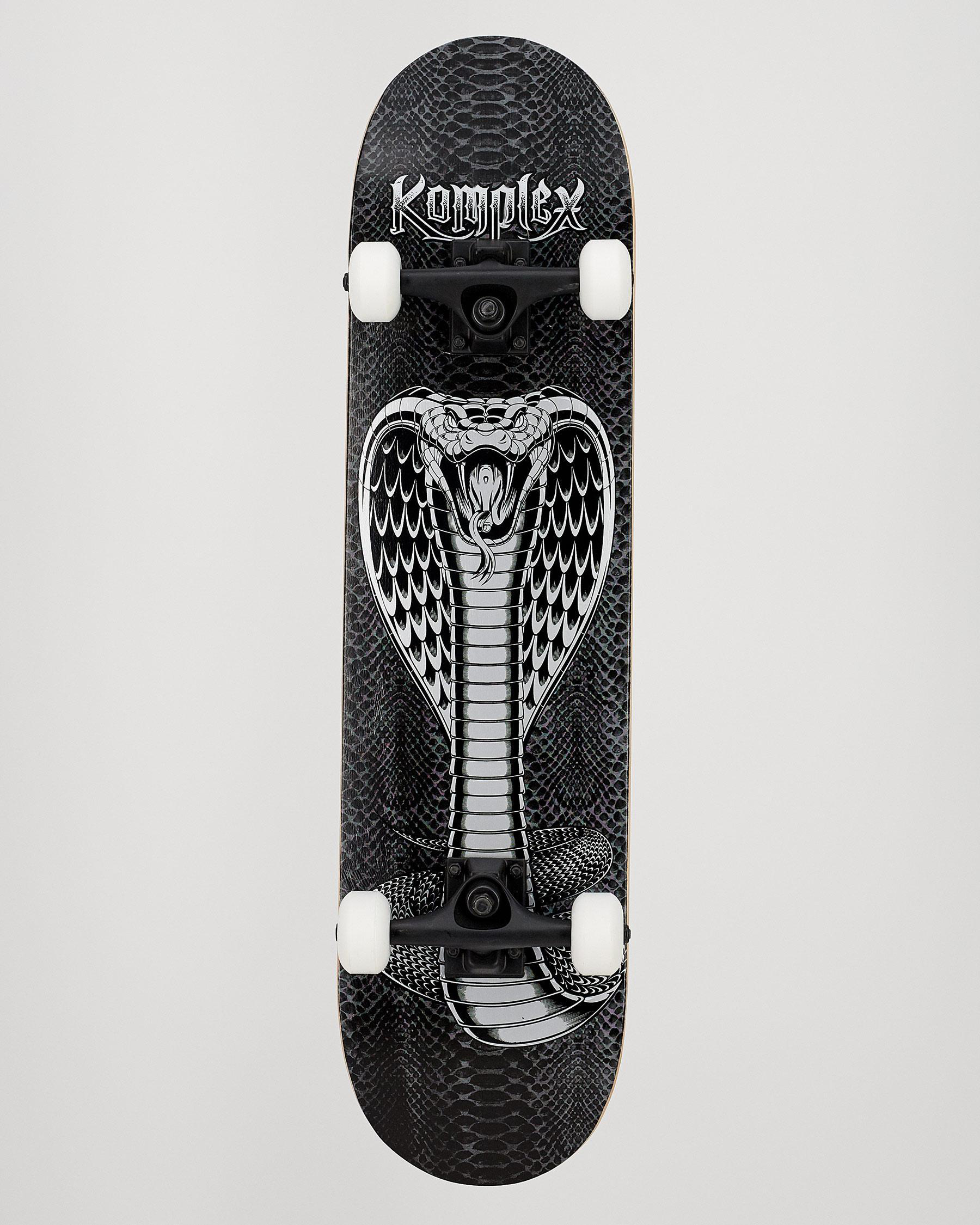 Shop Komplex Charmed Silver Skate Complete Skateboard In Multi Fast