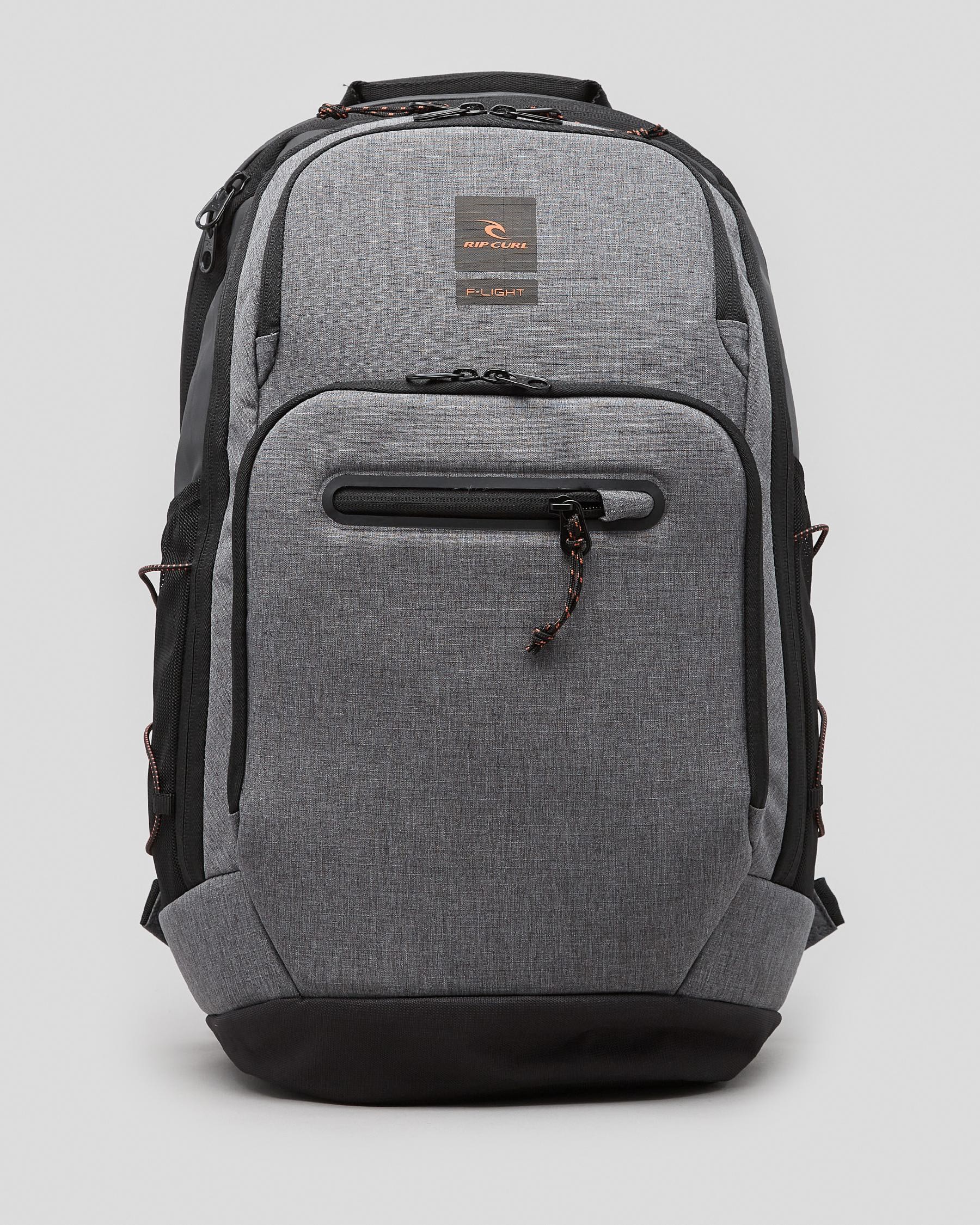 Rip Curl F-Light Ultra 30L Hydro Eco Backpack In Grey Heather - Fast ...