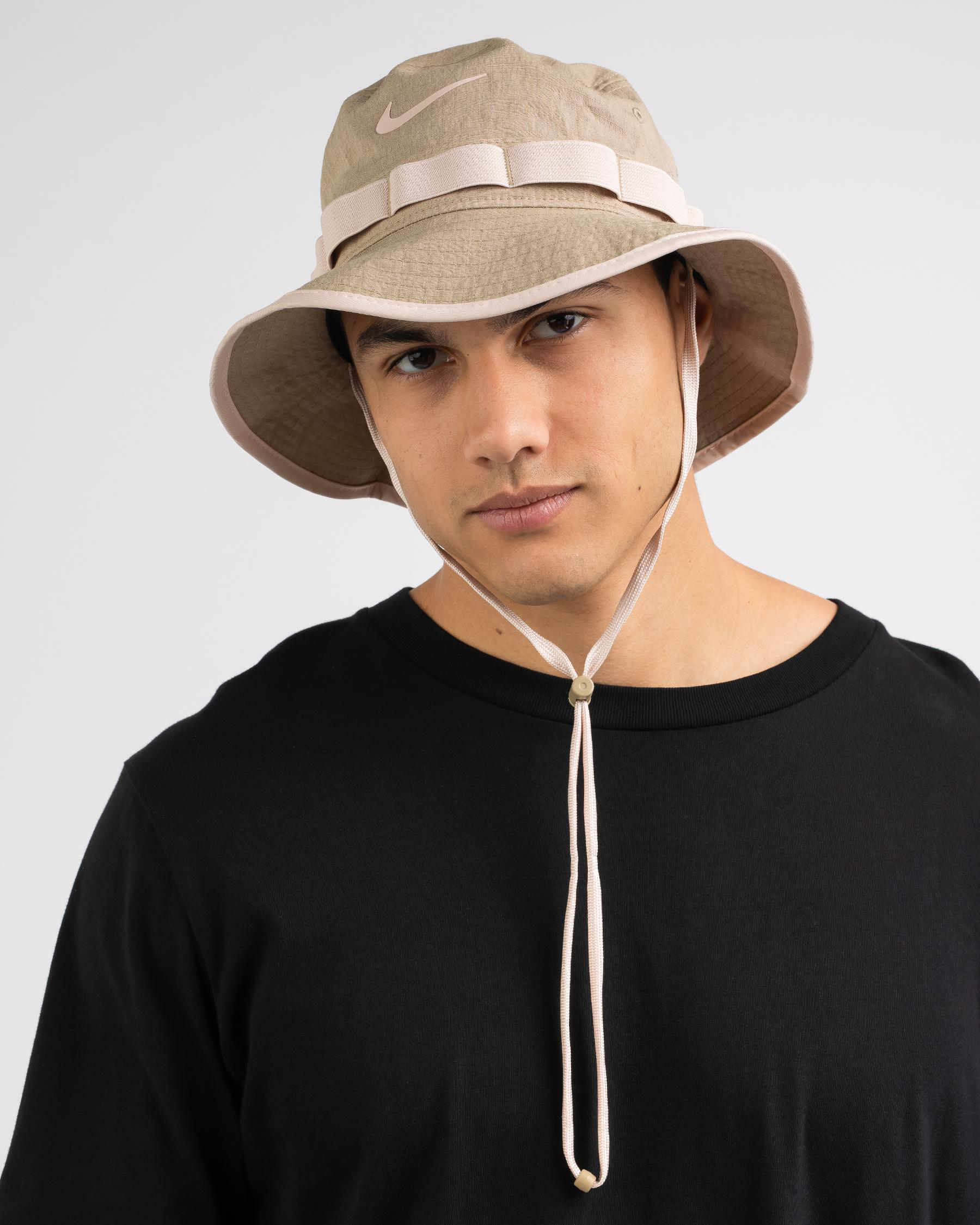 Shop Nike U NK Boonie Bucket Hat In Khaki Fast Shipping & Easy