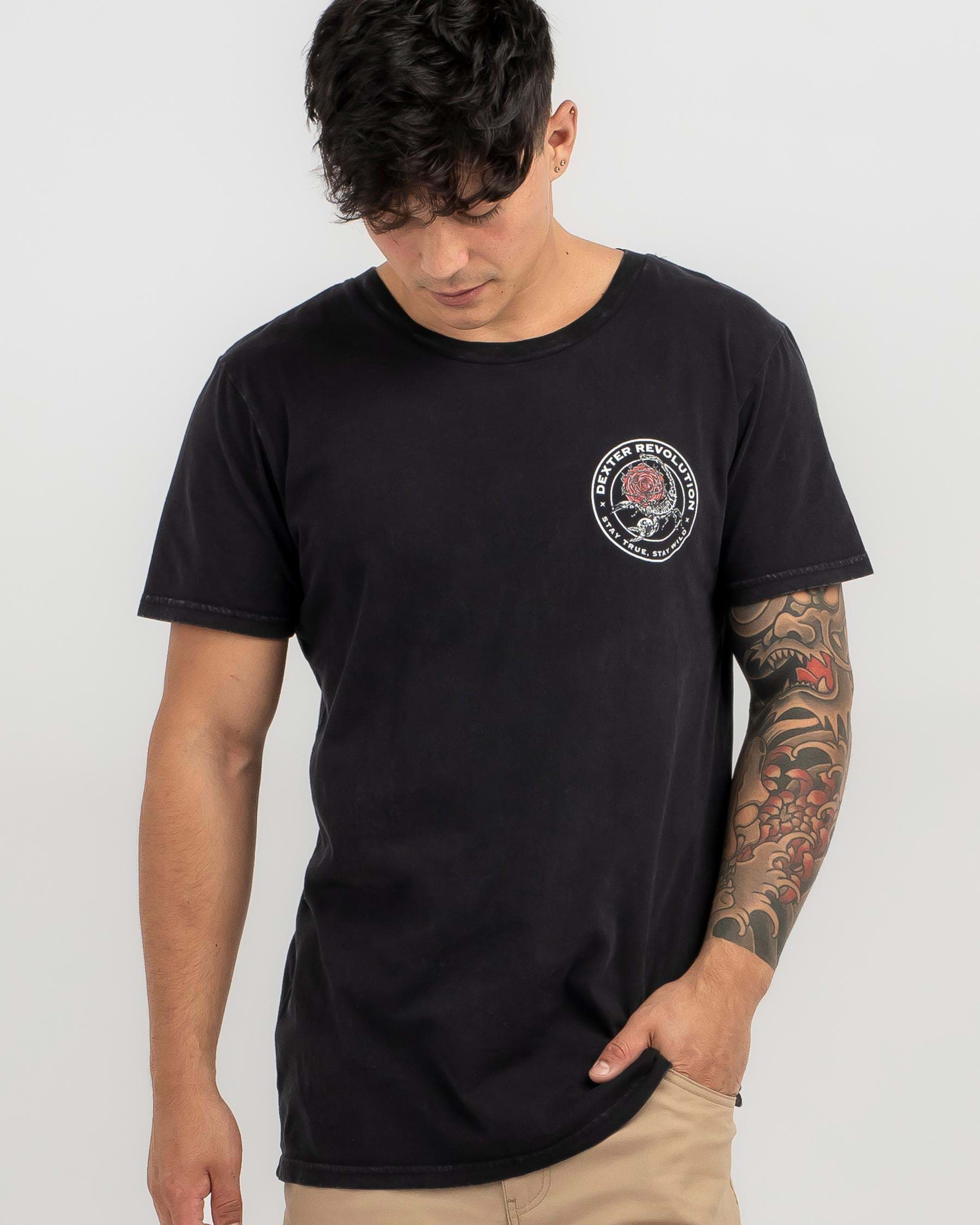 Shop Dexter Scorp T-Shirt In Black Acid - Fast Shipping & Easy Returns ...