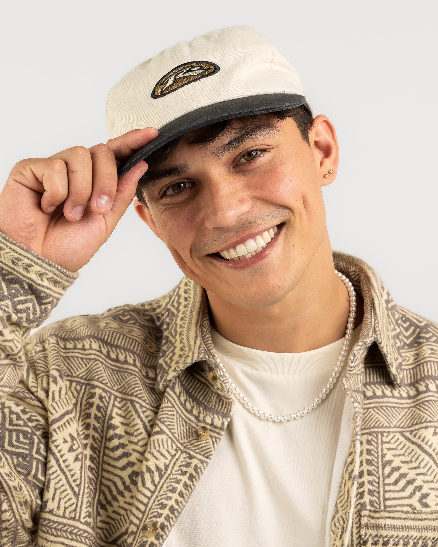 Shop Rusty Kick Flip Dad Cap In Black Fast Shipping & Easy Returns