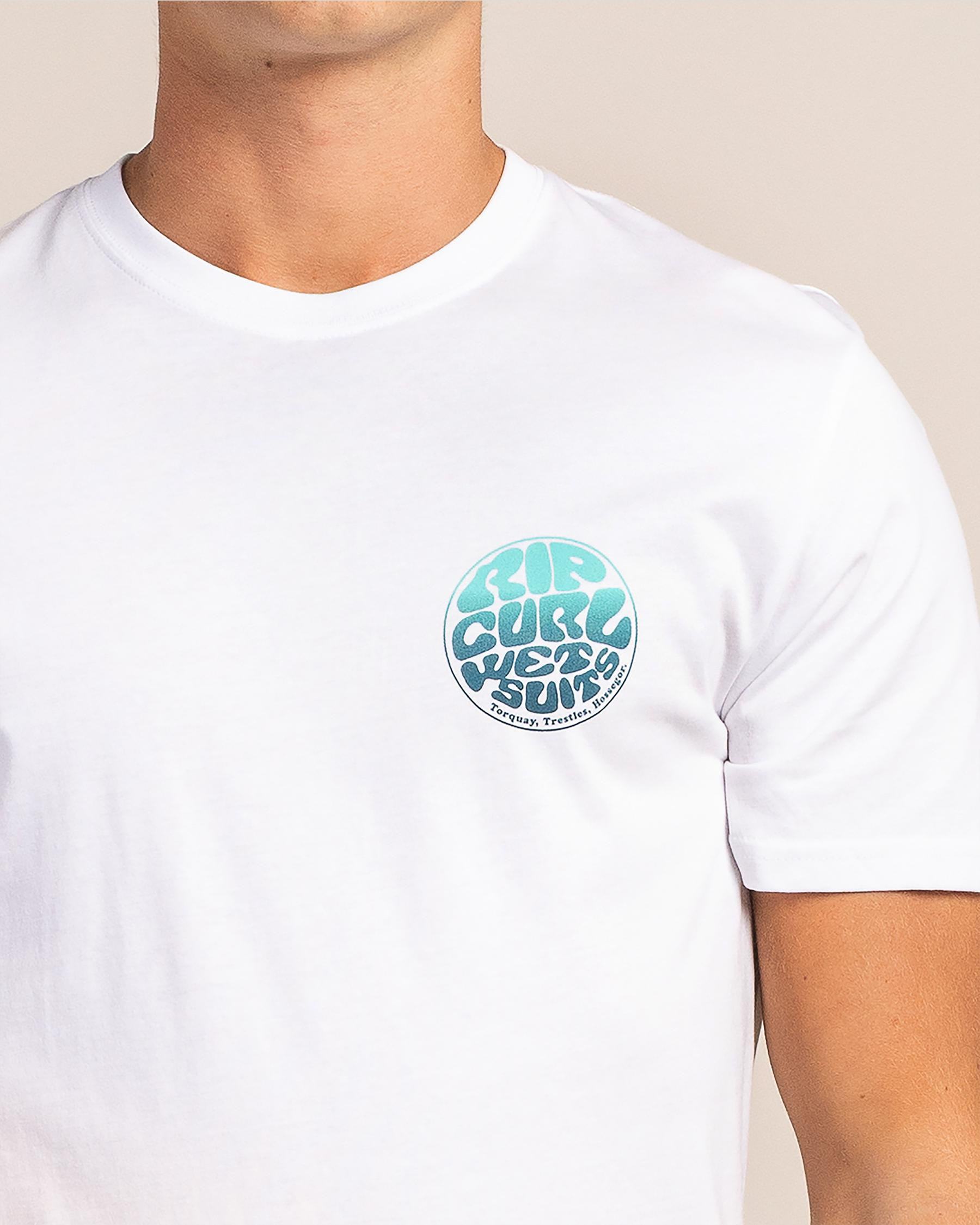 Shop Rip Curl Wettie Icon Relaxed T-Shirt In Lemon - Fast Shipping