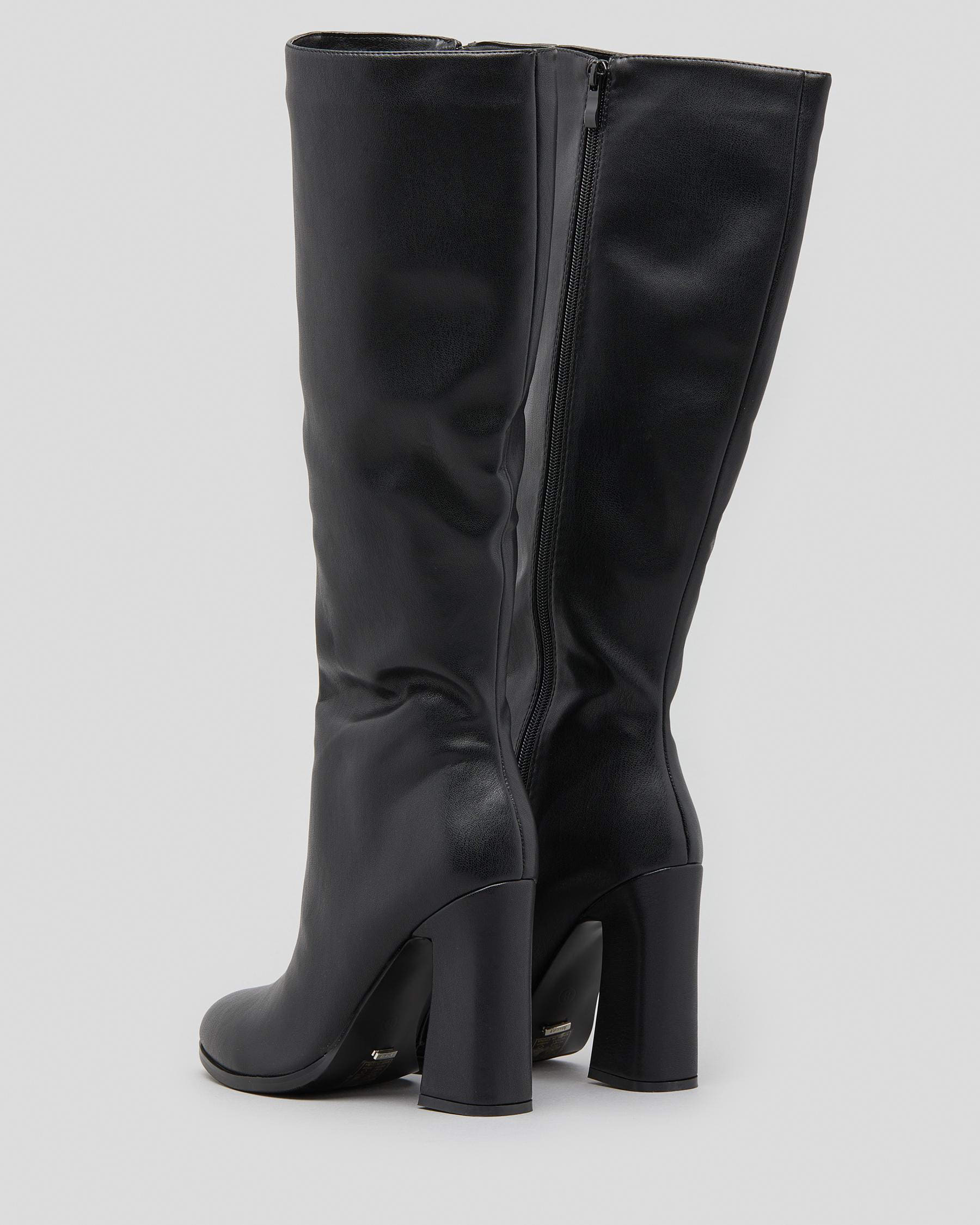 Shop Ava And Ever 5th Ave Boots In Black - Fast Shipping & Easy Returns ...