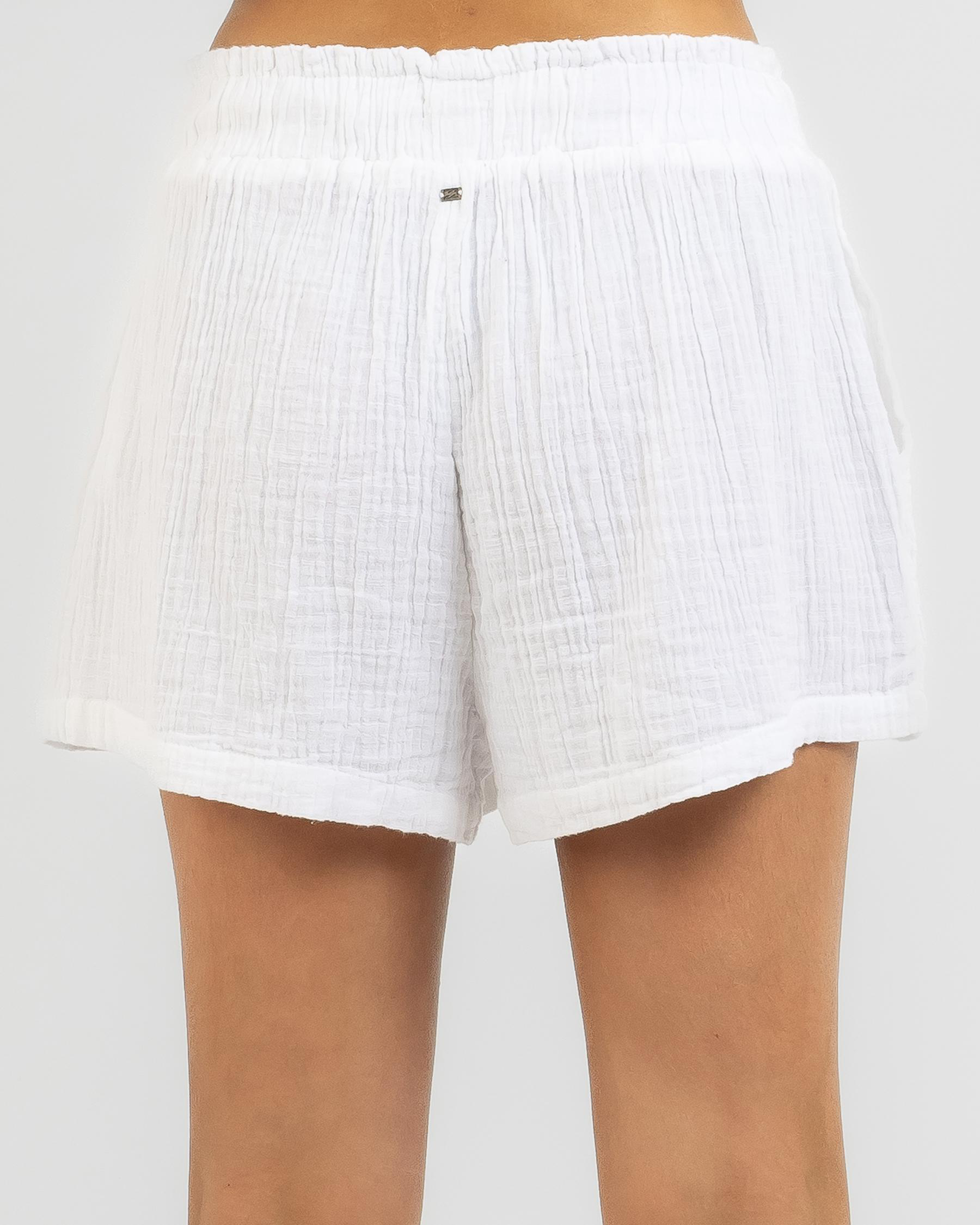 Shop Billabong Remy Shorts In White Fast Shipping & Easy Returns