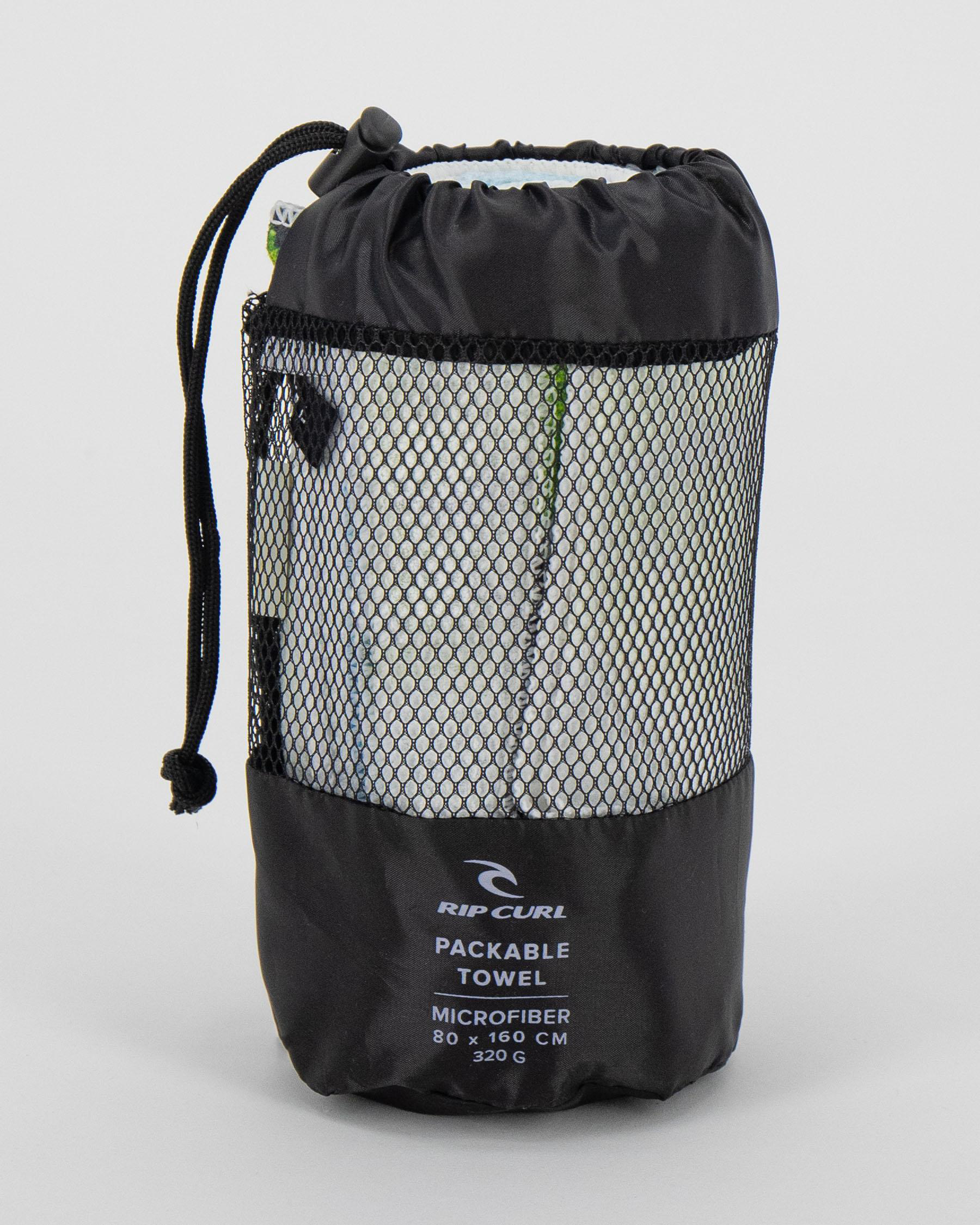Shop Rip Curl Packable Search Towel In Multico Fast Shipping & Easy