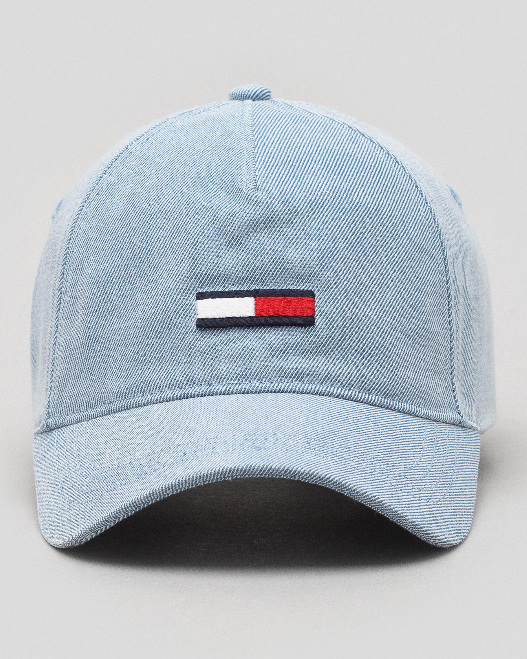 æstetisk filthy reductor Tommy Hilfiger TJW Flag Washed Denim Cap In Liberty Blue - FREE* Shipping &  Easy Returns - City Beach United States