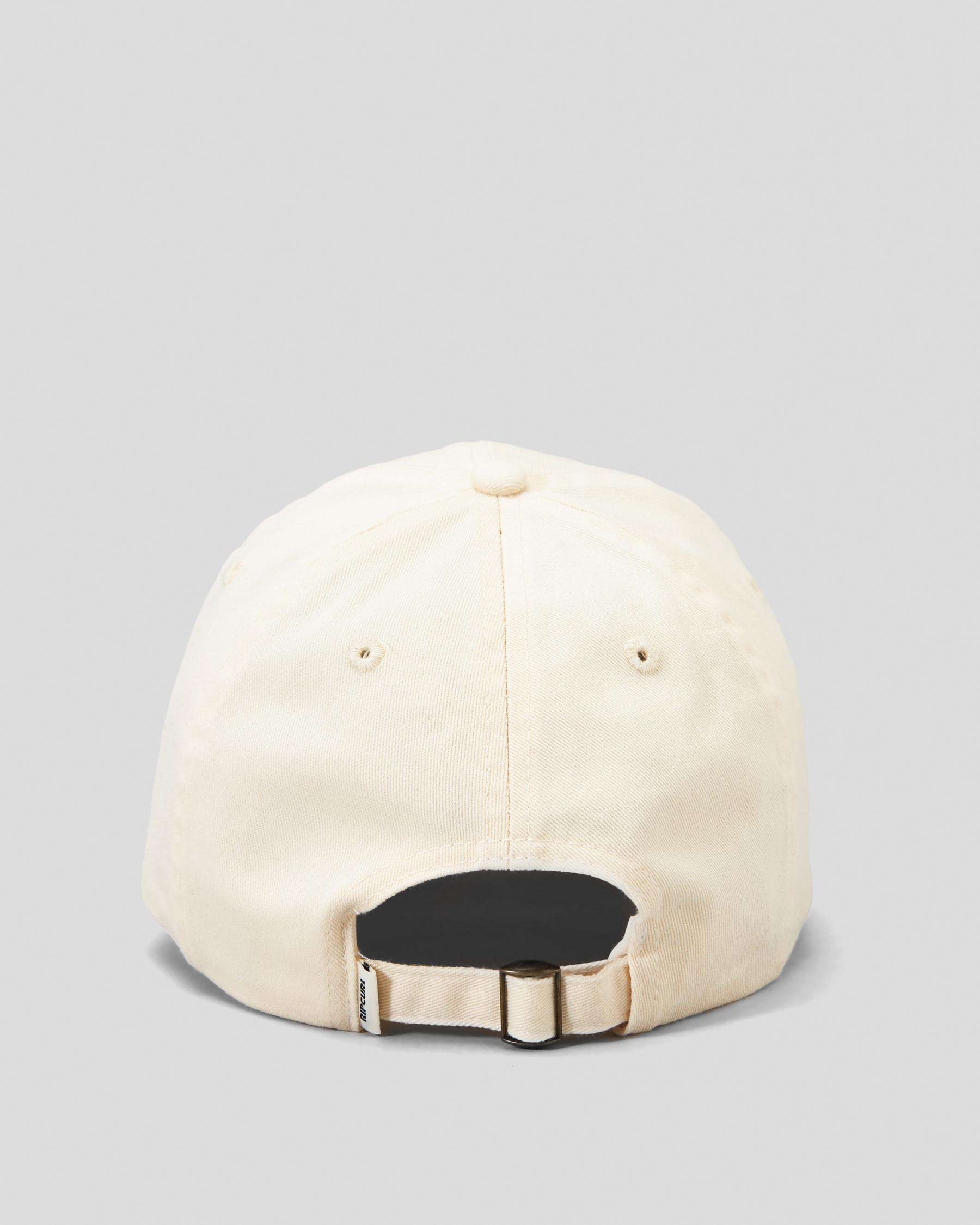 Shop Rip Curl Celestial Sun 6 Panel Cap In Off White - Fast Shipping ...