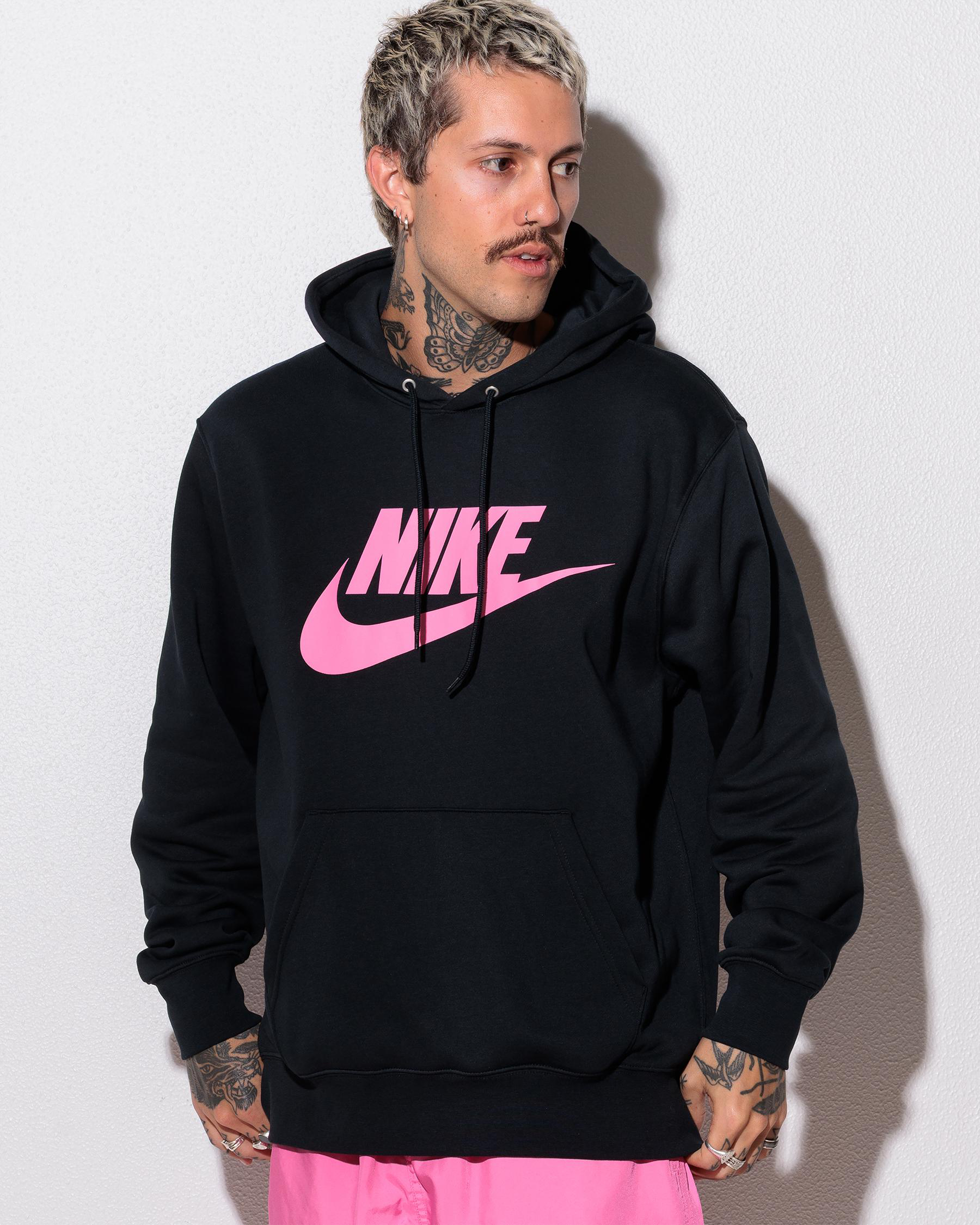 black and pink nike sweatsuit