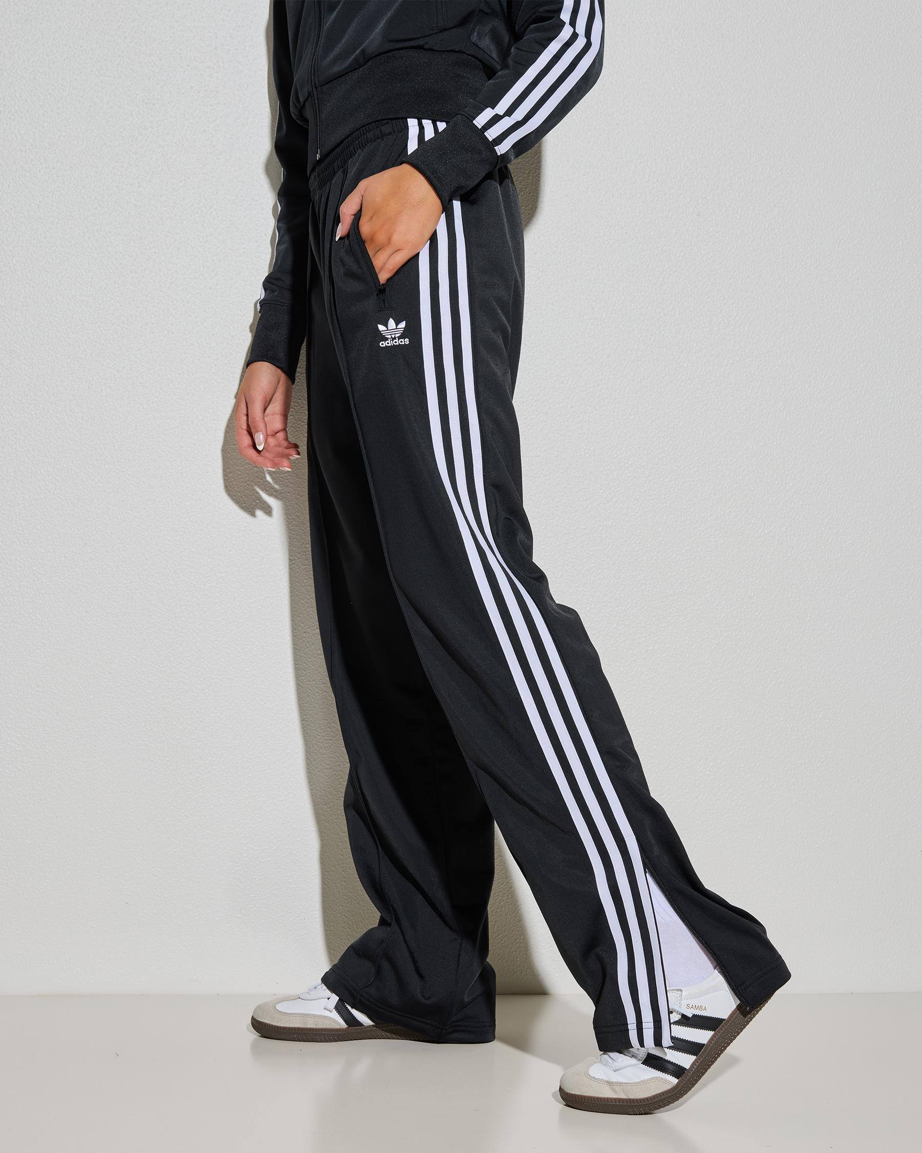adidas Womens' Adicolor Classics Firebird Track Pants In Black