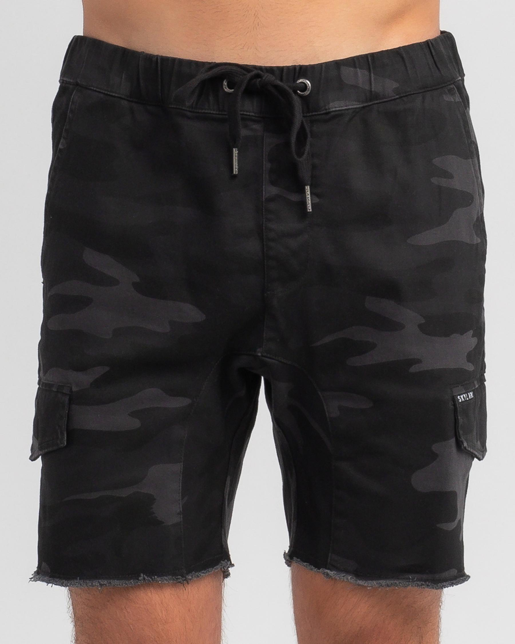 Anchorage Elastic Waist Shorts
