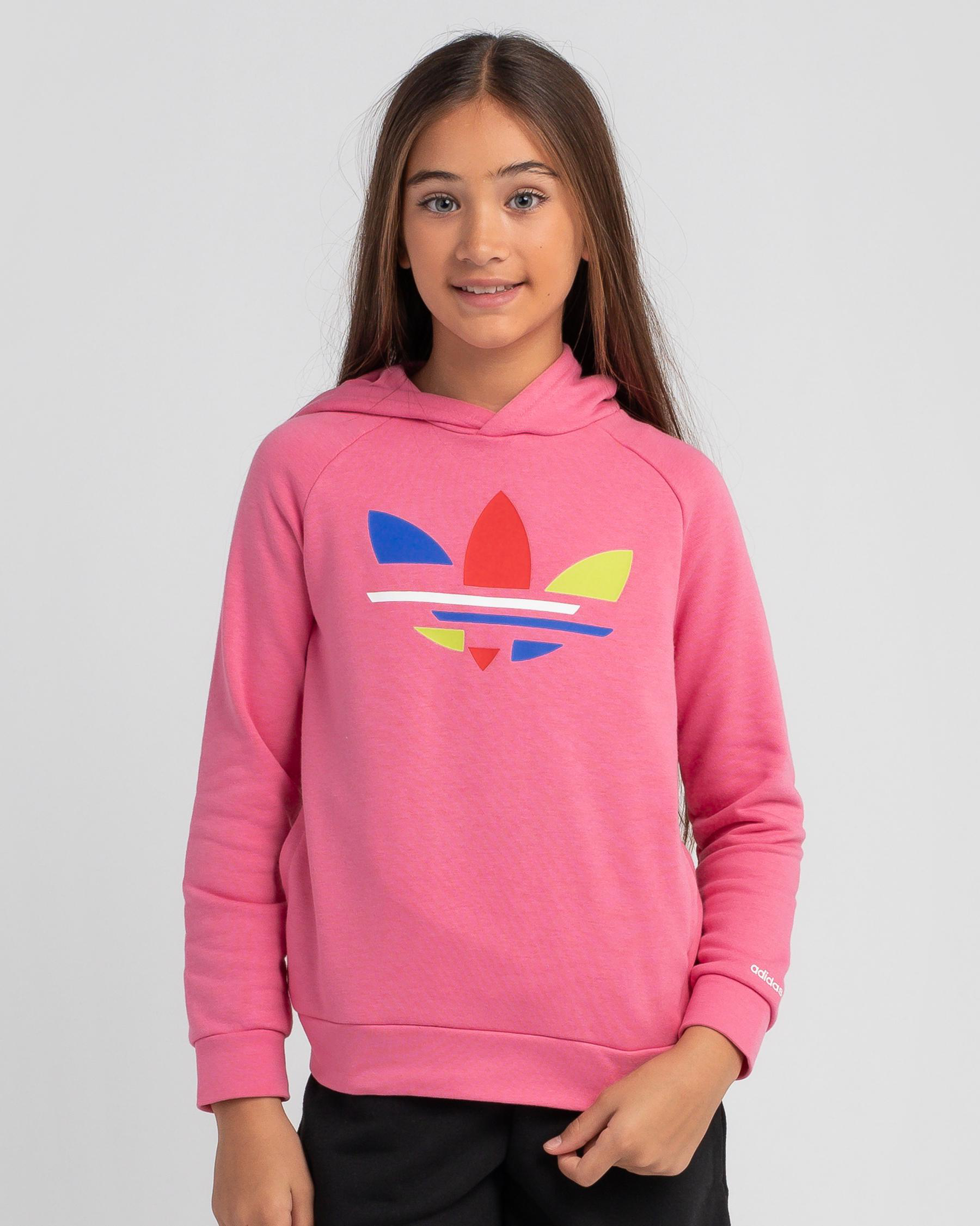 Trefoil Print Hoodie