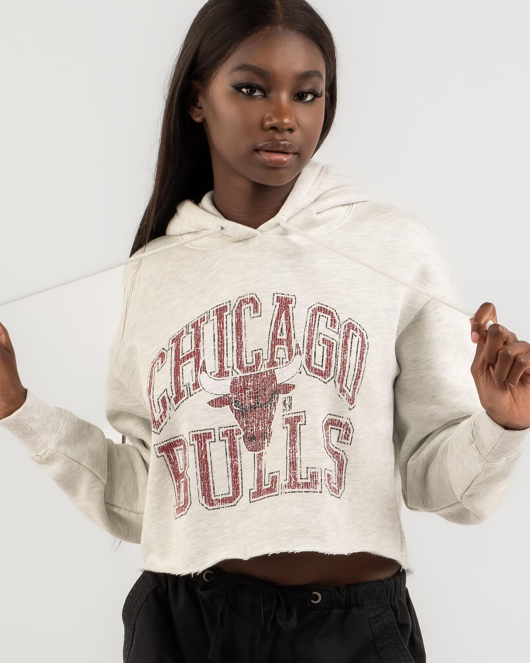 Arch Logo Crop Hoodie