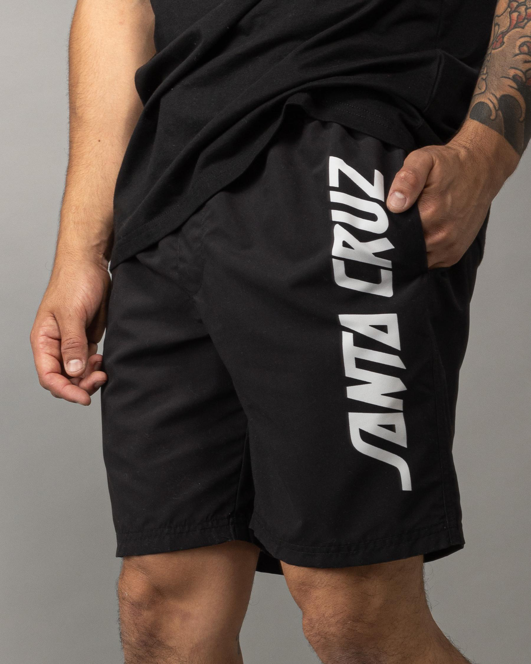 Toil Solid Strip Shorts