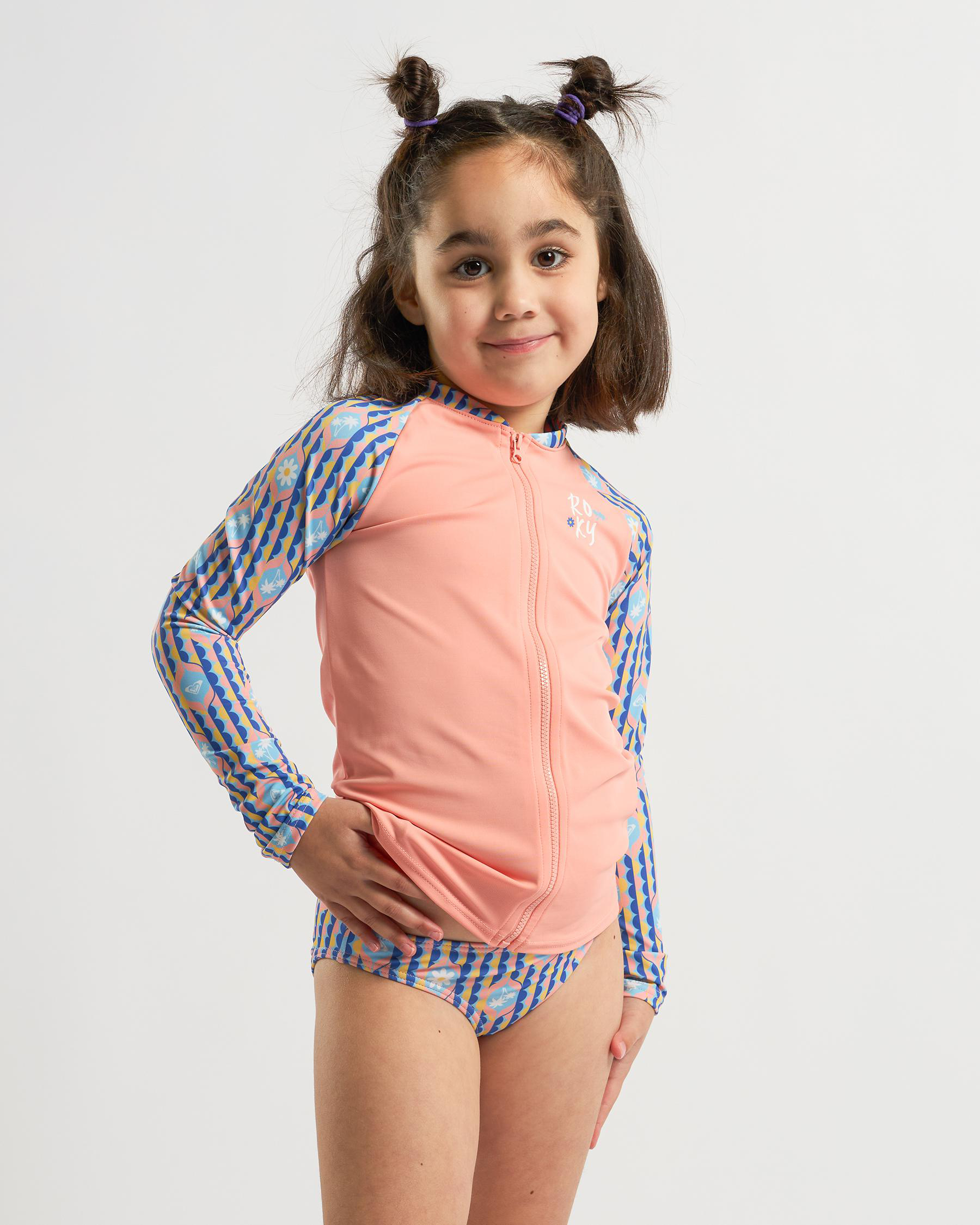 Tiles Long Sleeve Rash Vest Set