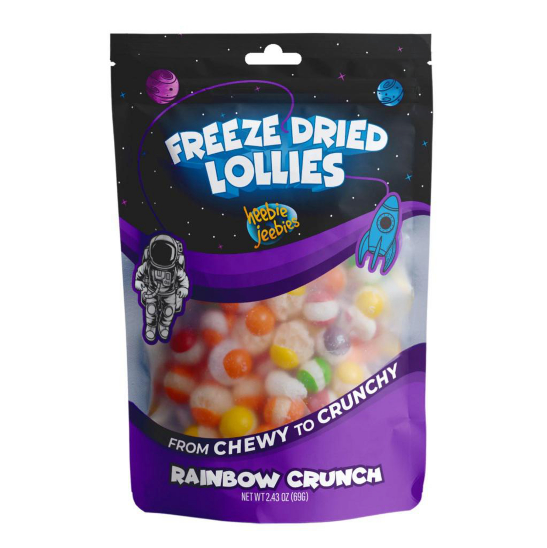 Mini Freeze Dried Rainbow Crunch Lollies