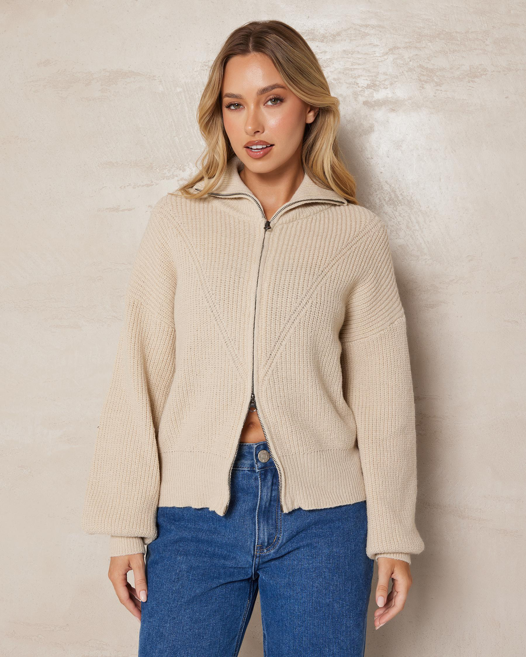 Nakylah Zip Knit Jumper