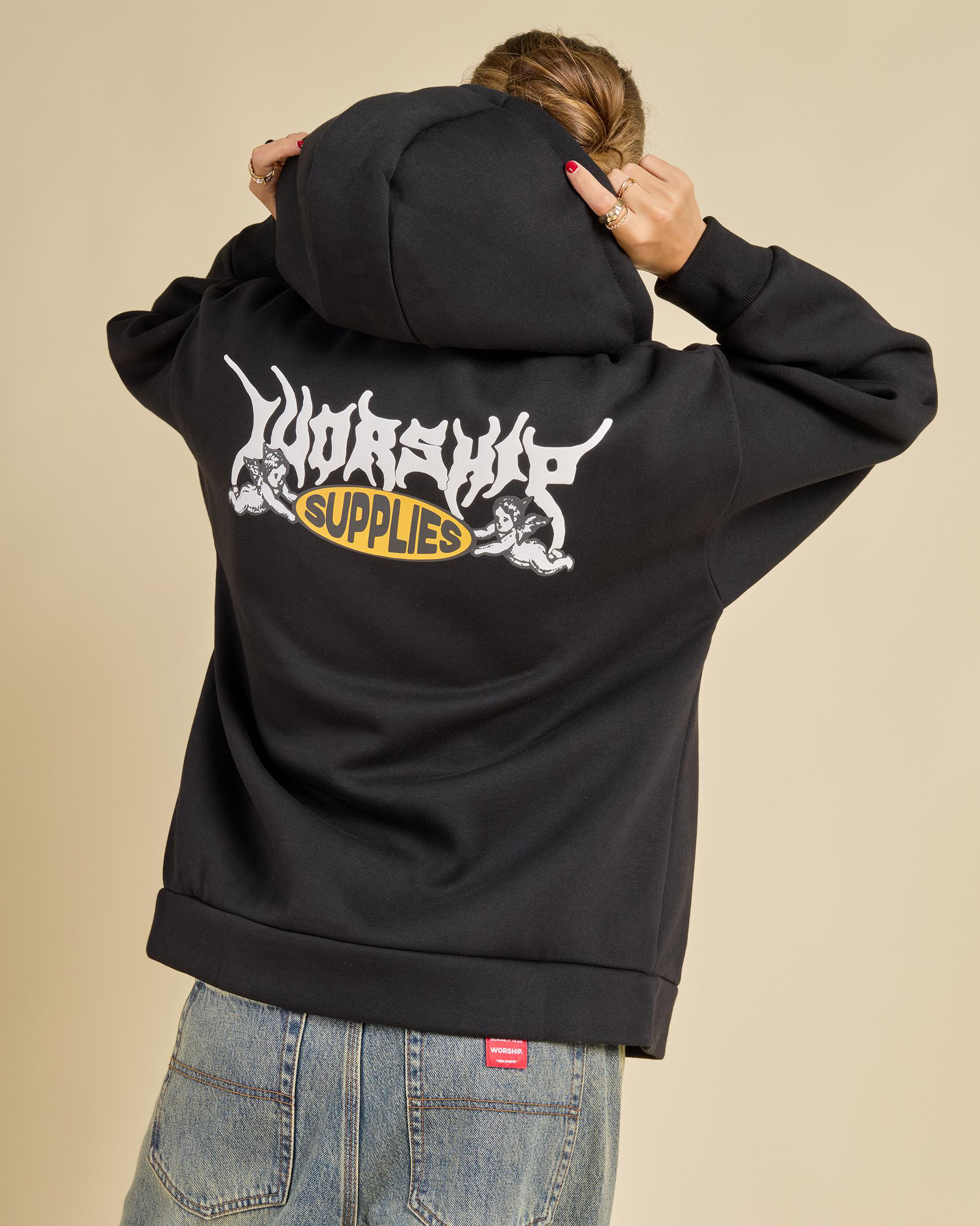 Messenger Zip Front Hoodie